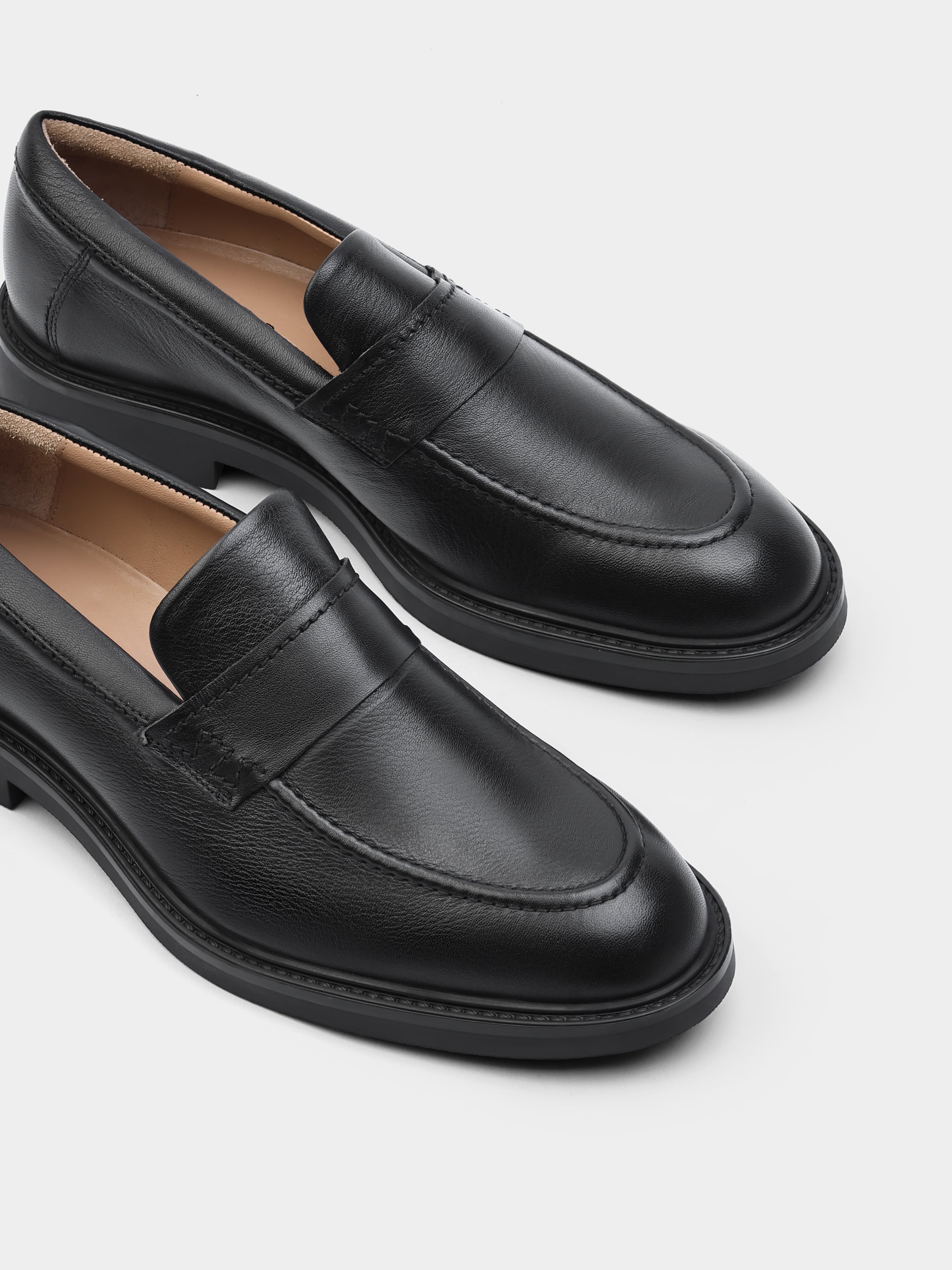Chase Black Loafers