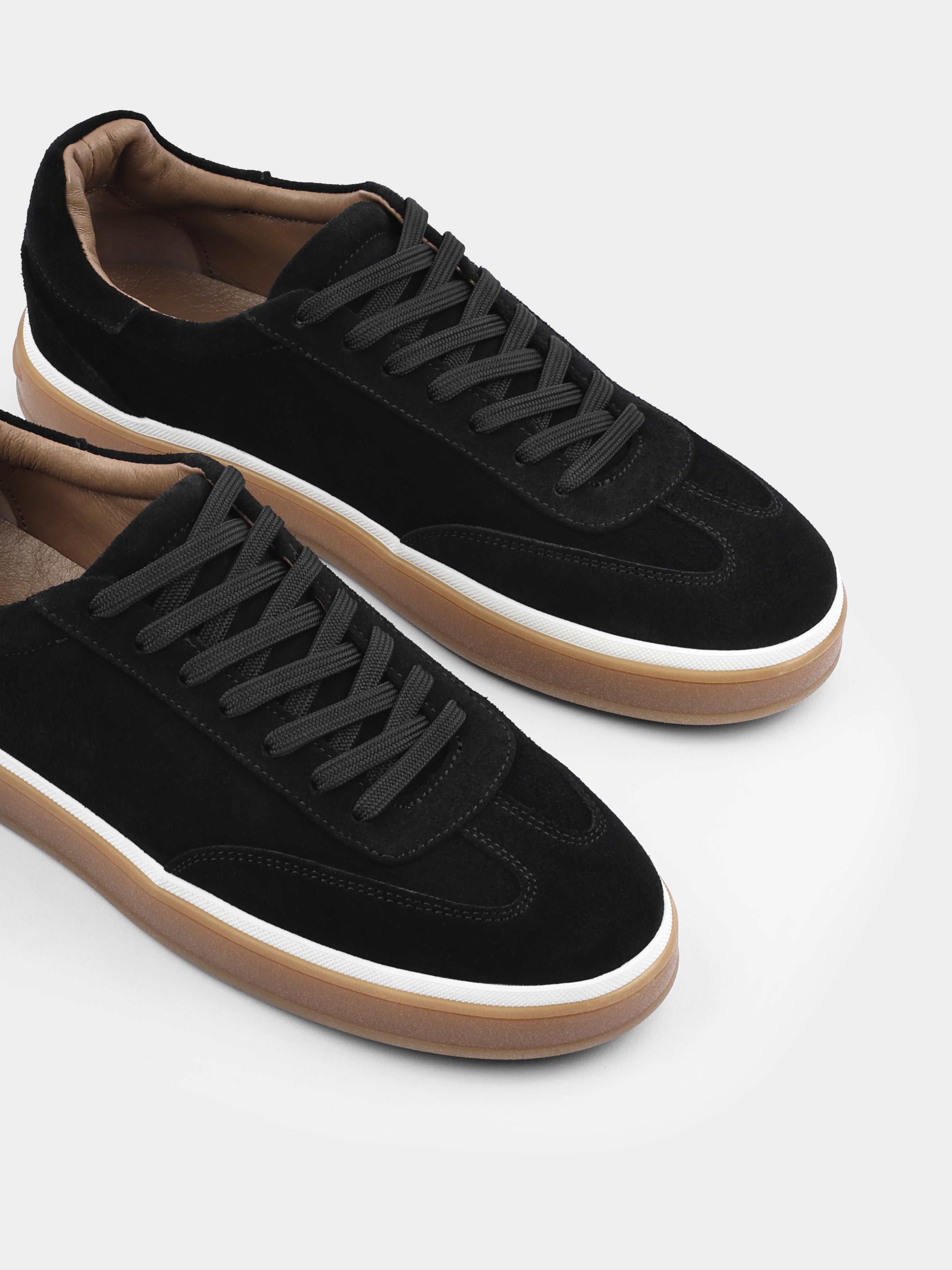 Volere Black Suede Sneakers