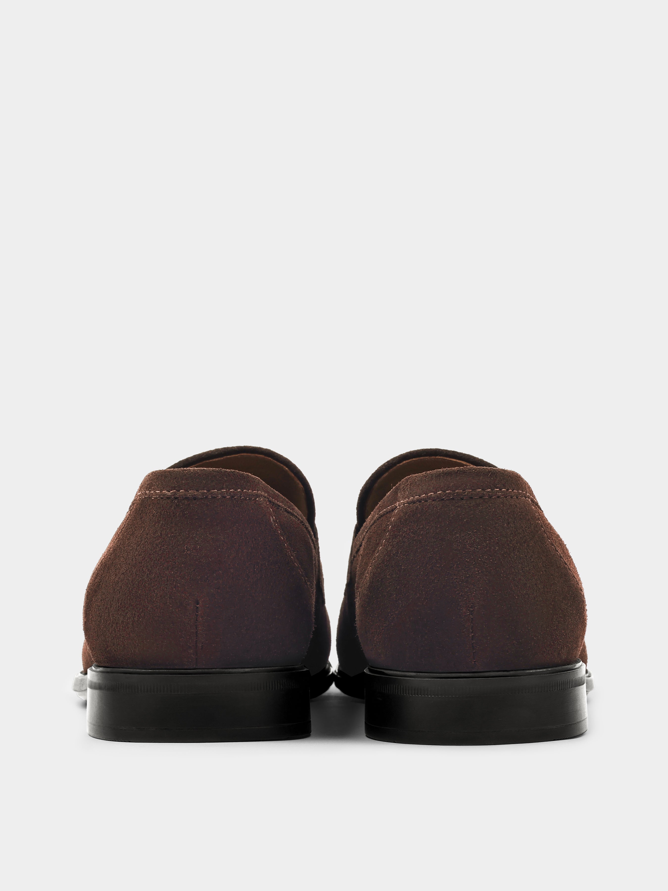 Demini Brown Suede Loafers