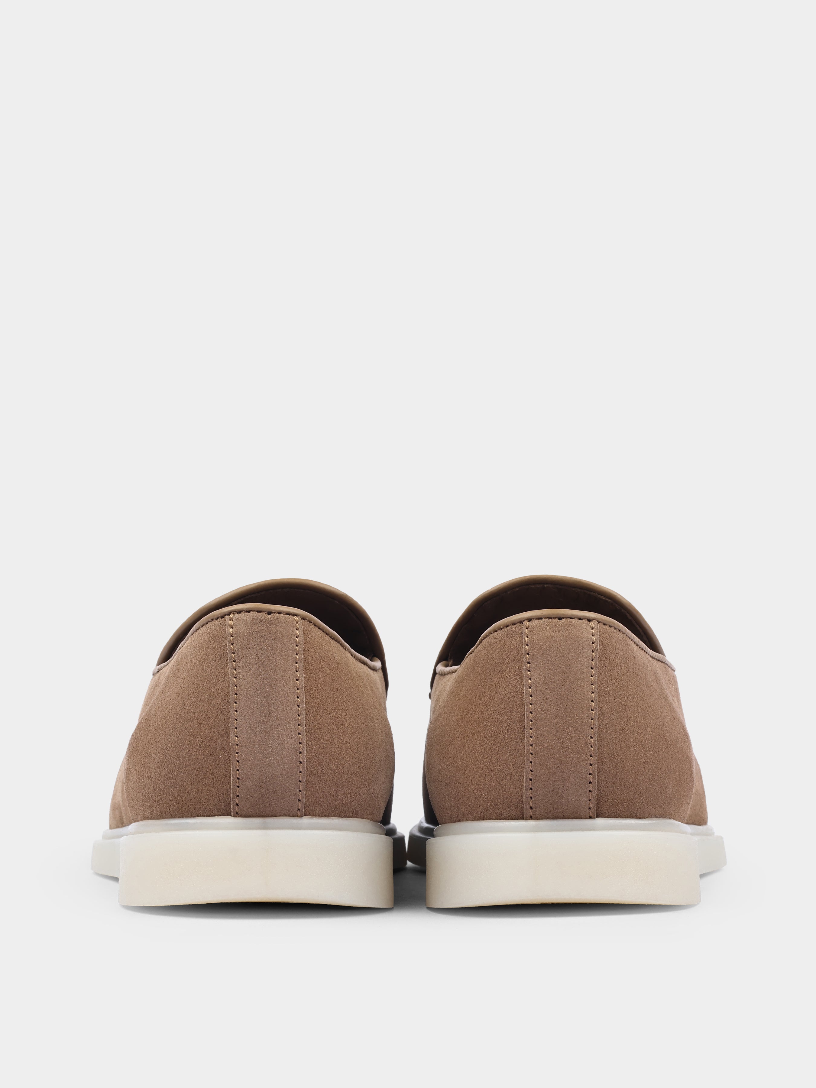 Denno Cappuccino Suede Loafers