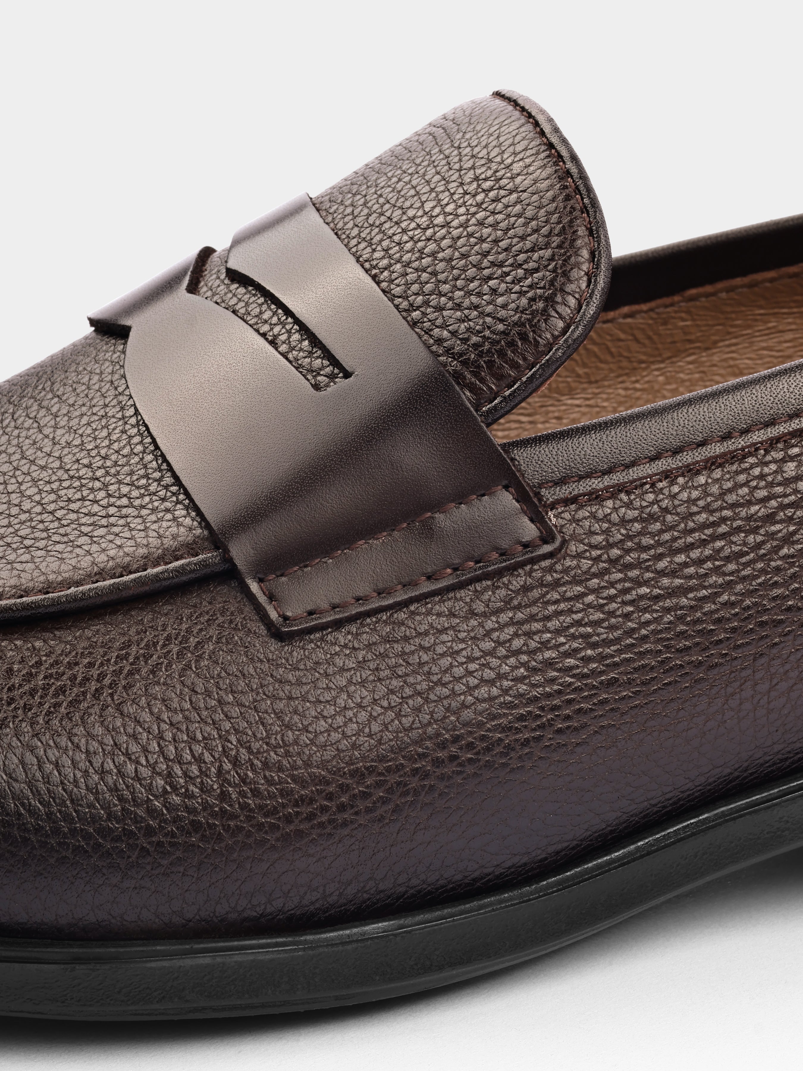 Demini Dark Brown Loafers
