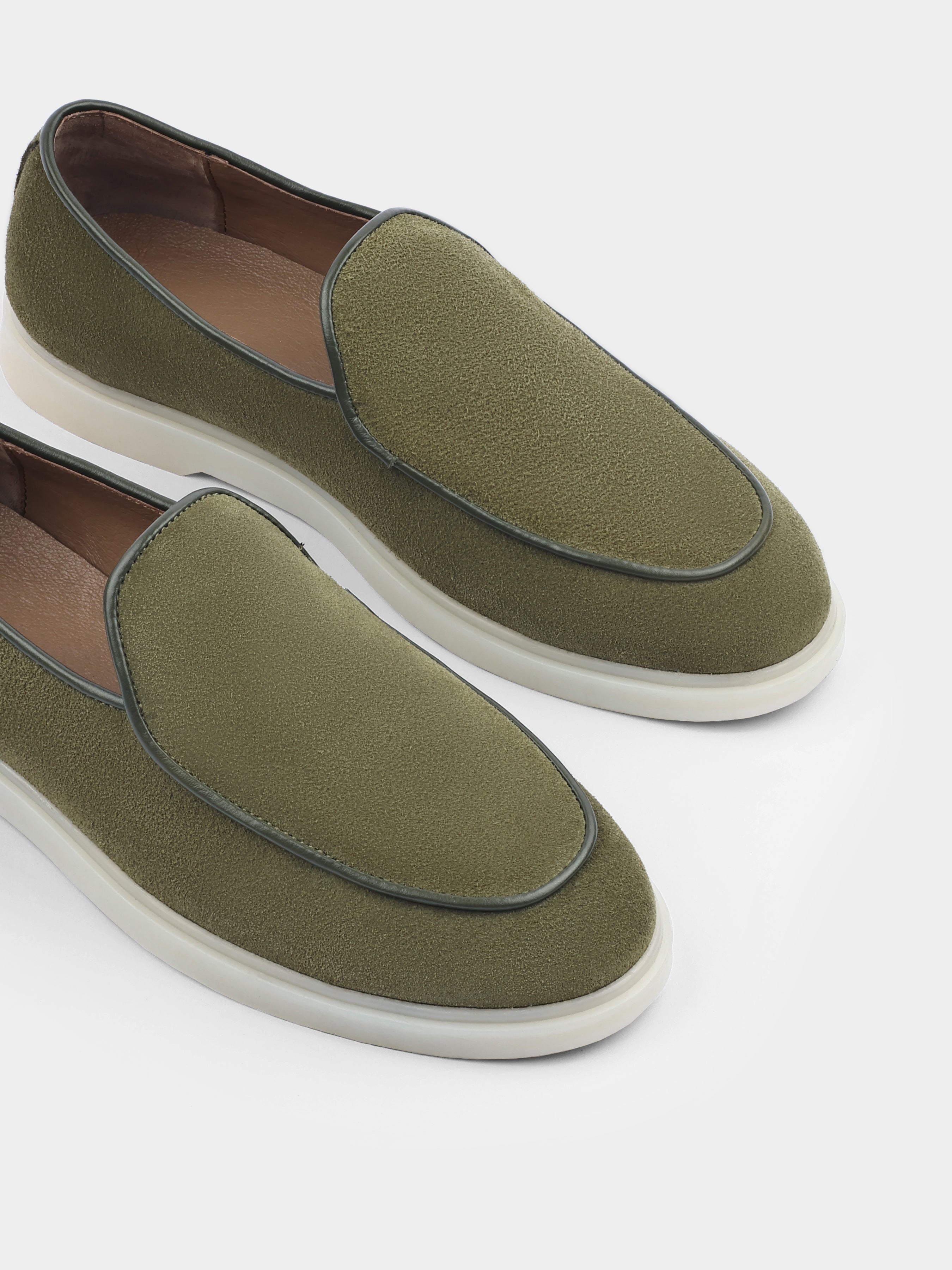 Denno Green Loafers