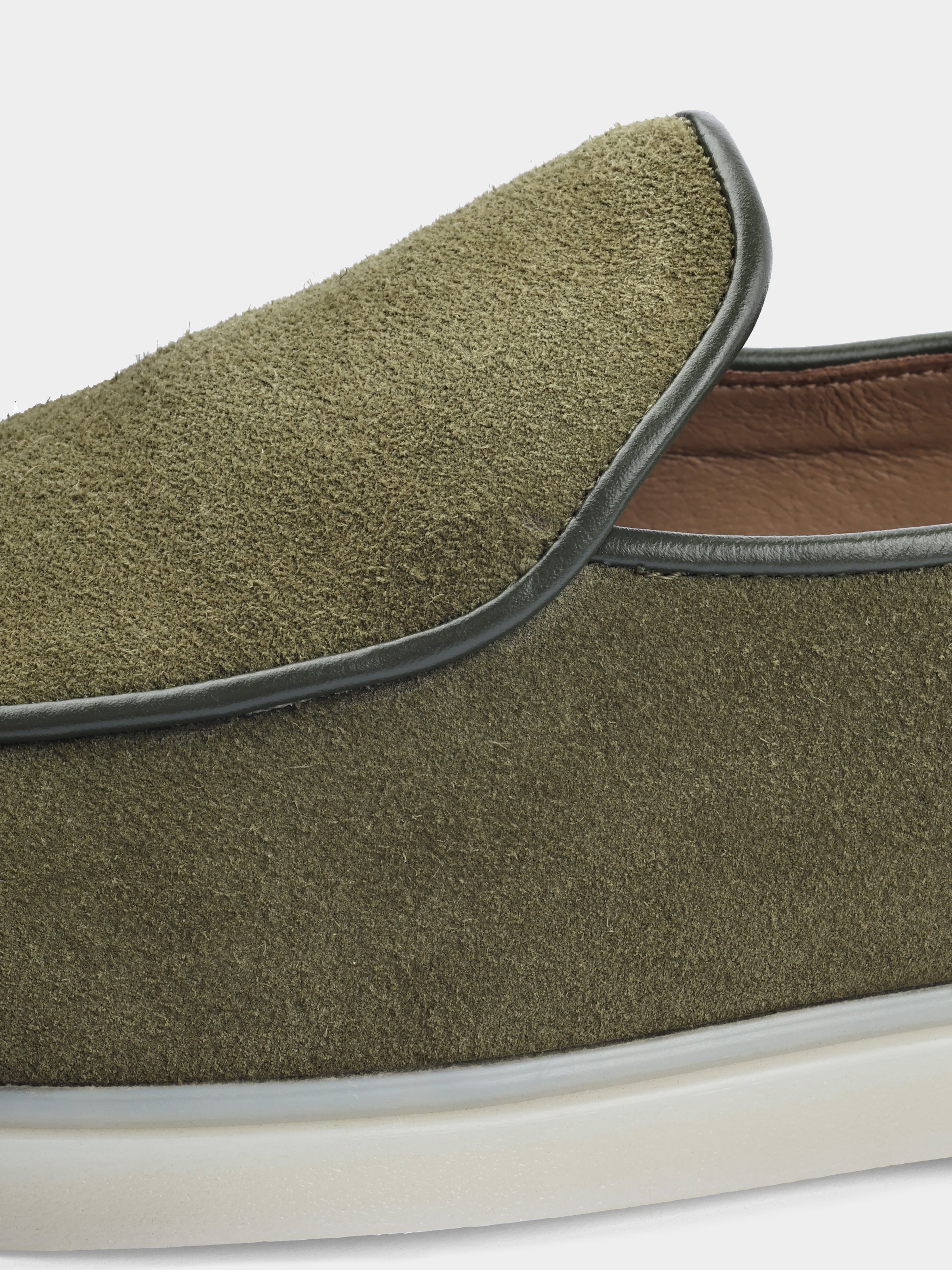 Denno Green Loafers