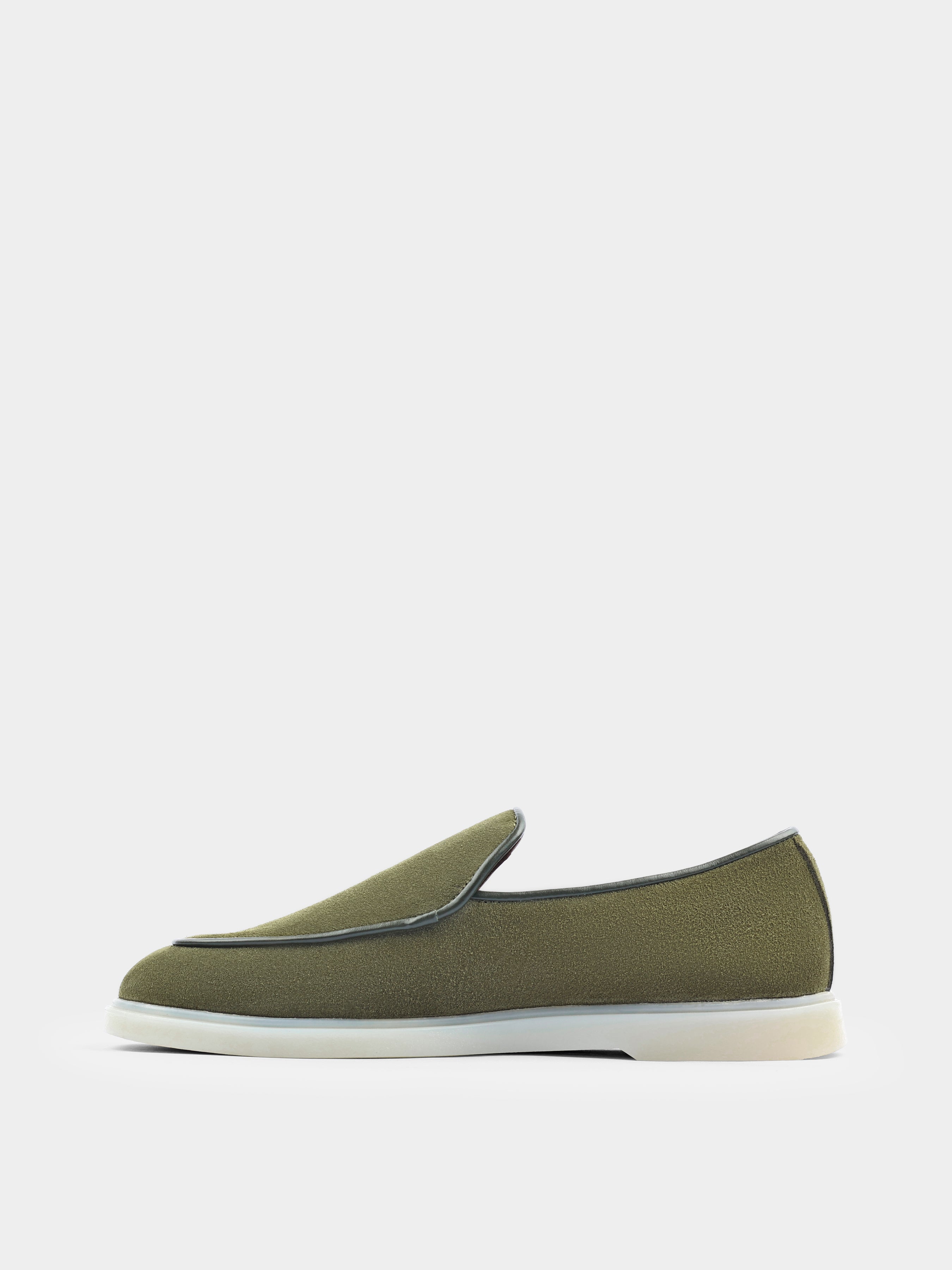 Denno Green Loafers