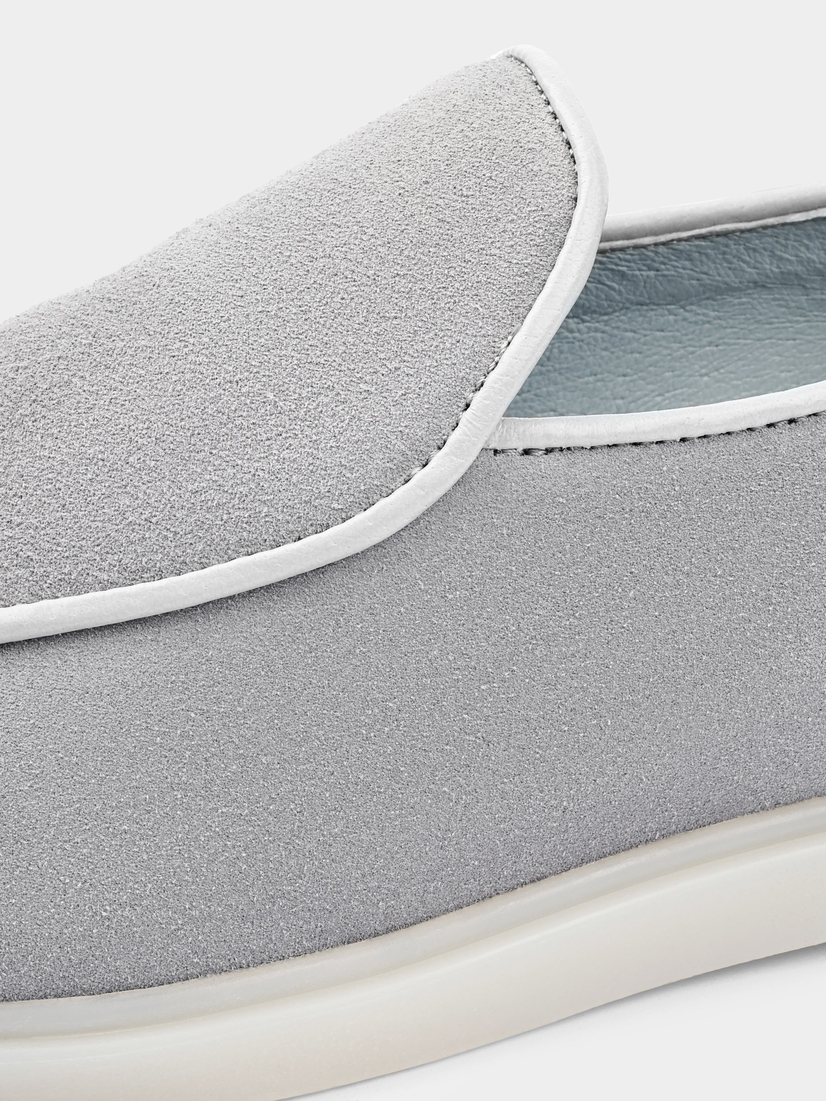 Denno Grey Loafers