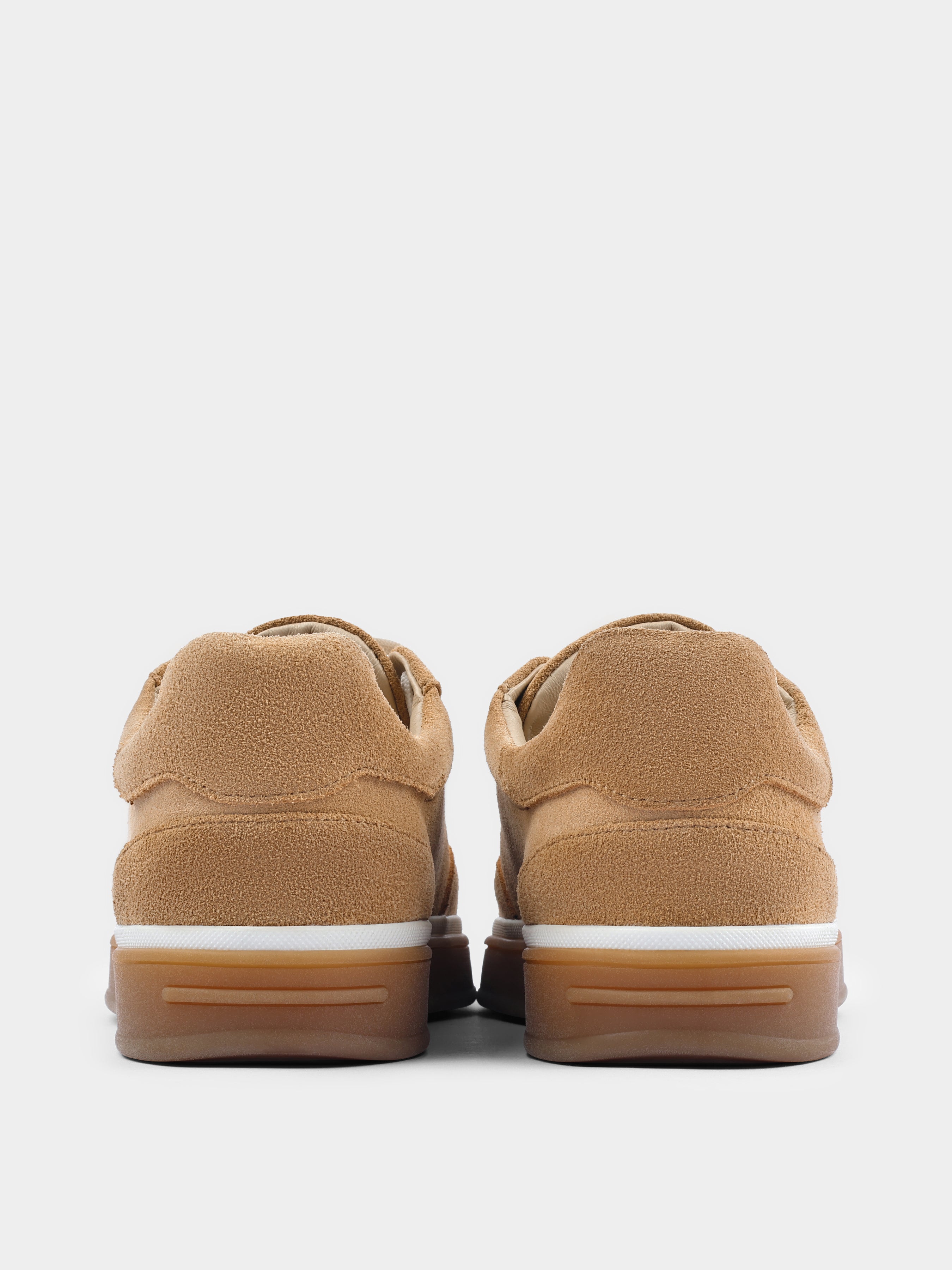 Volere Beige Suede Sneakers