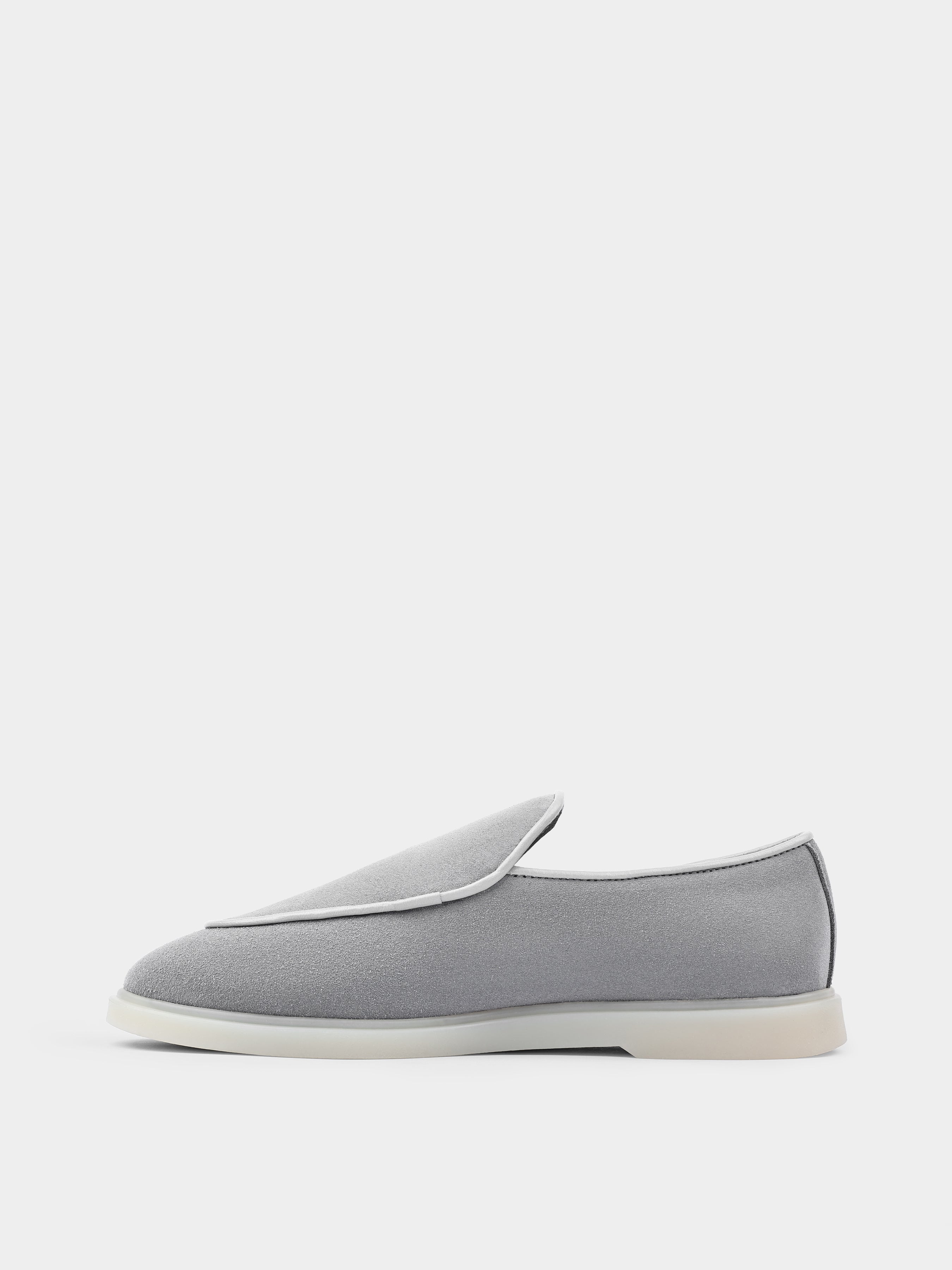 Denno Grey Loafers
