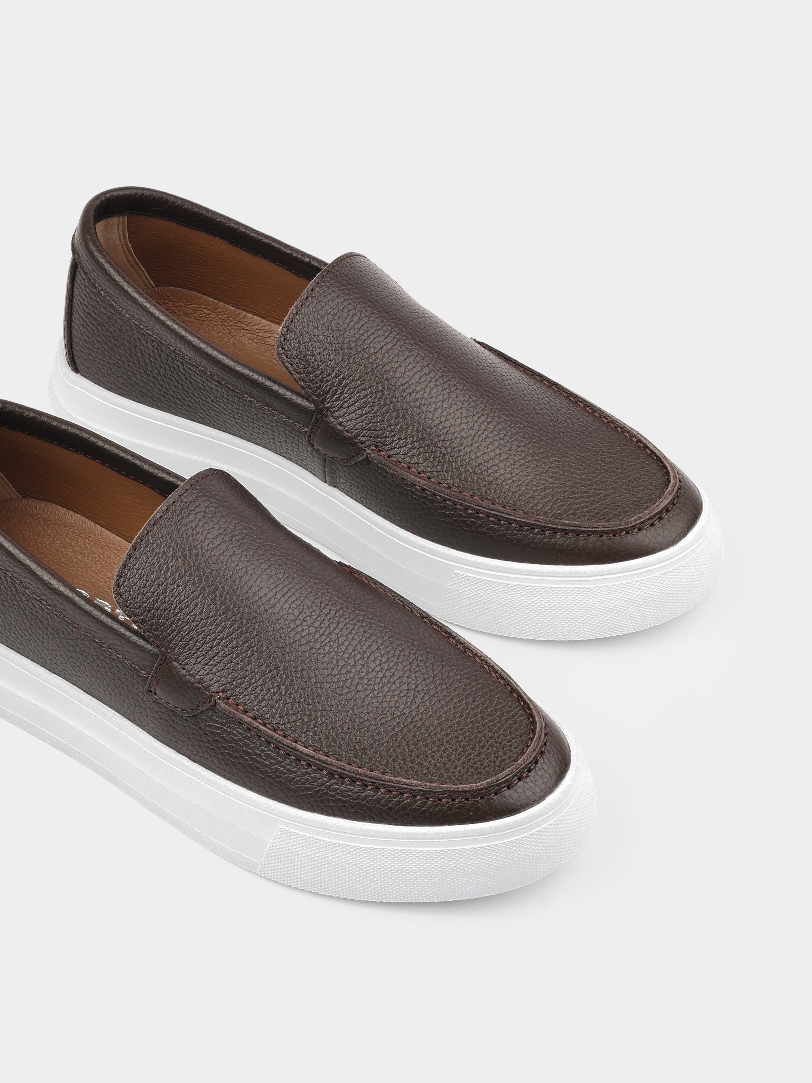 Spectrum Brown Loafers