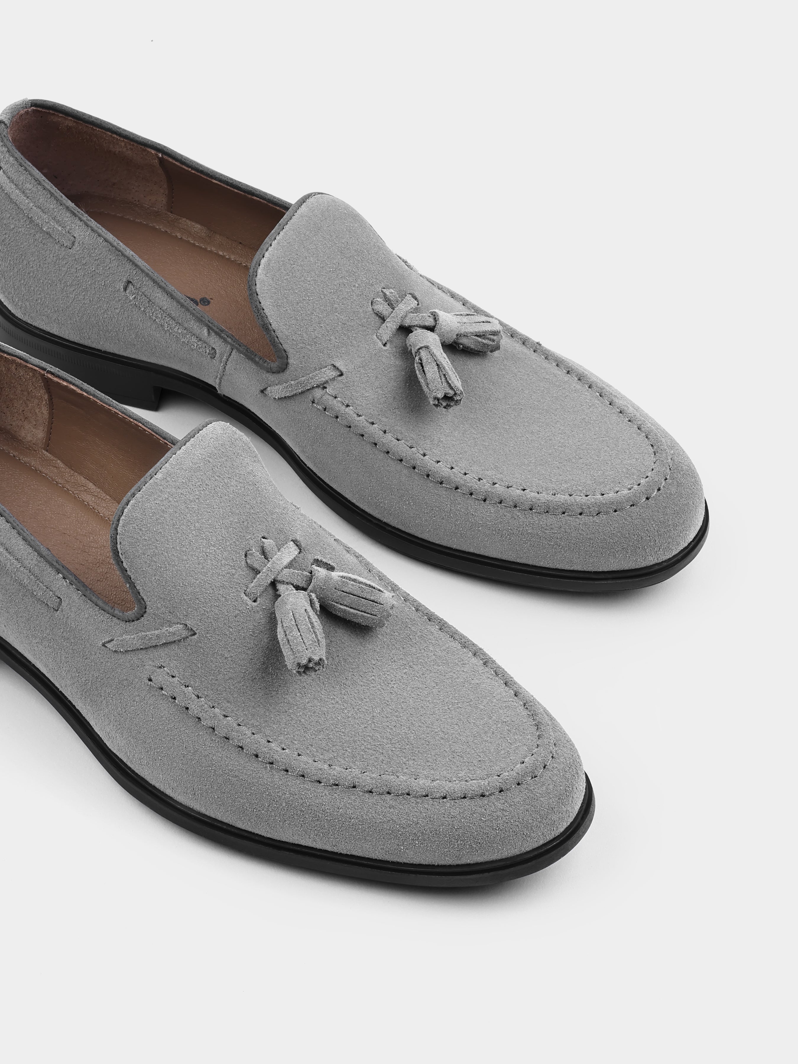 Frandi Grеy Suede Loafers