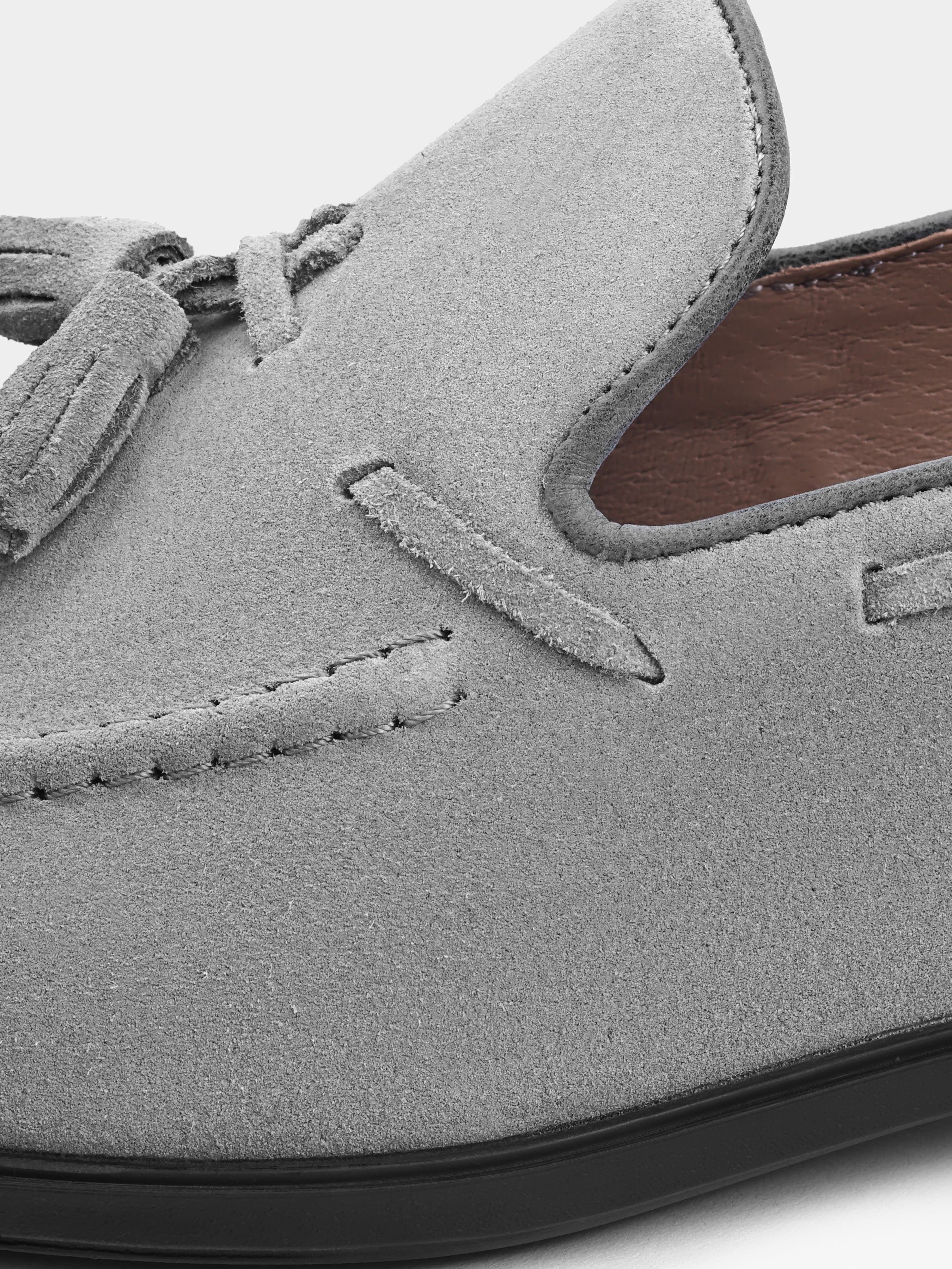 Frandi Grеy Suede Loafers