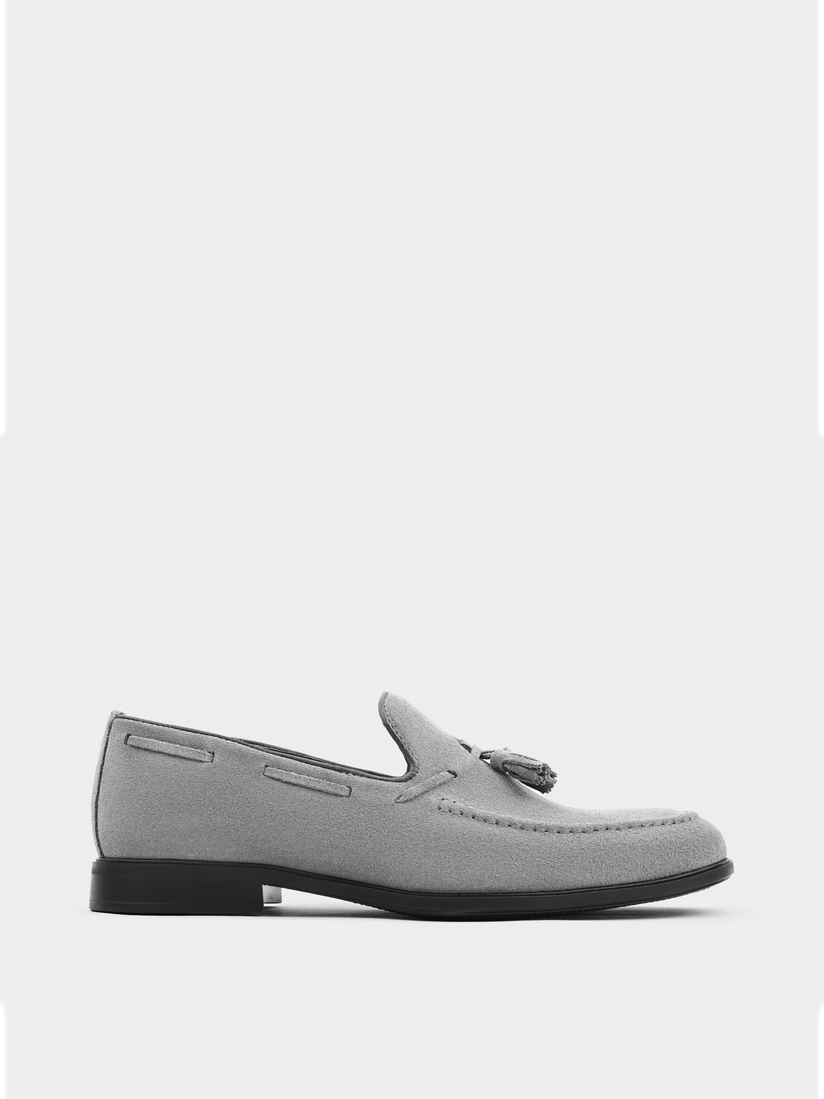 Frandi Grеy Suede Loafers