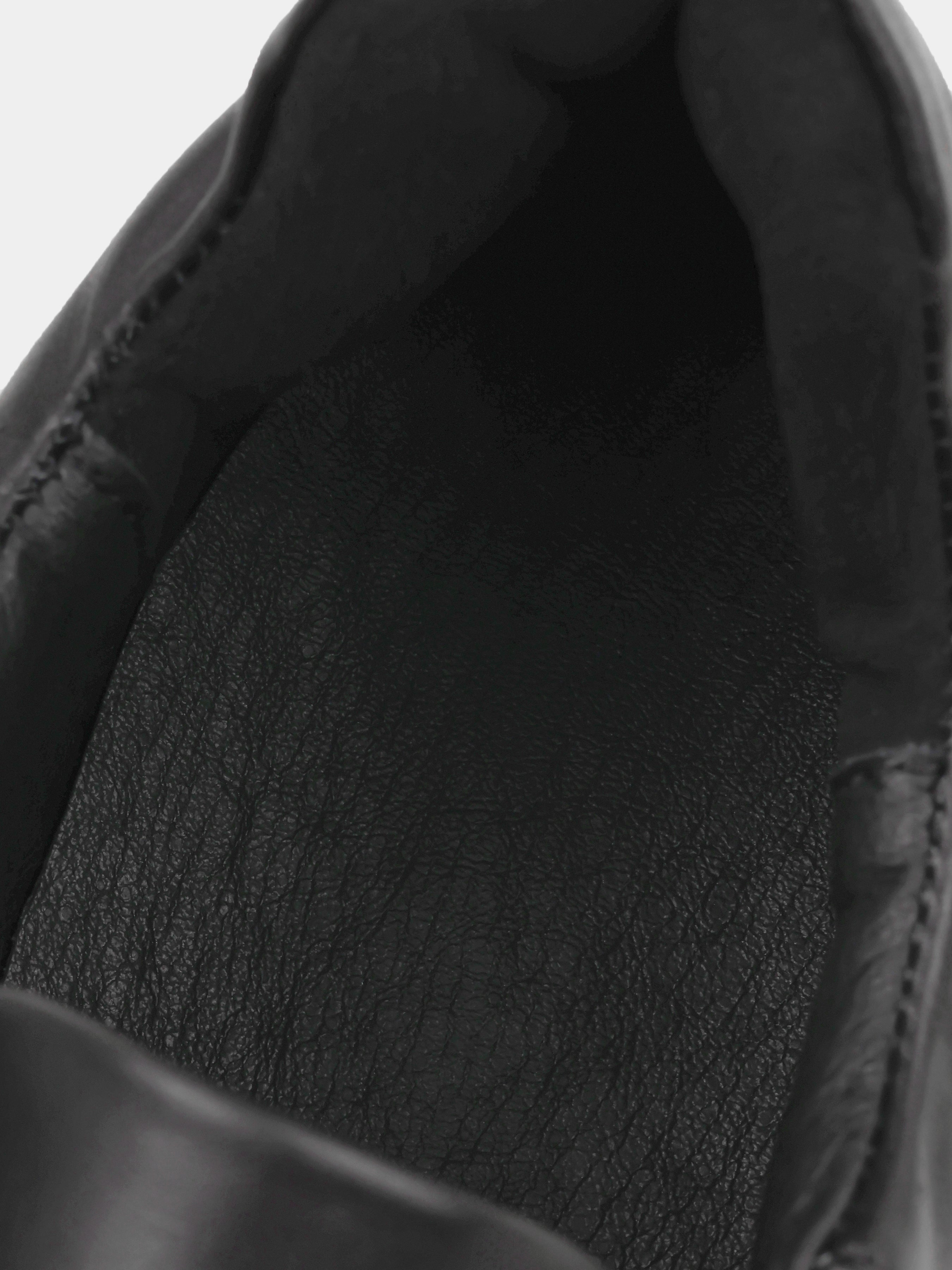Sneakers, Parlo, Black, Men's shoes, natural leather upper and lining, substrate view