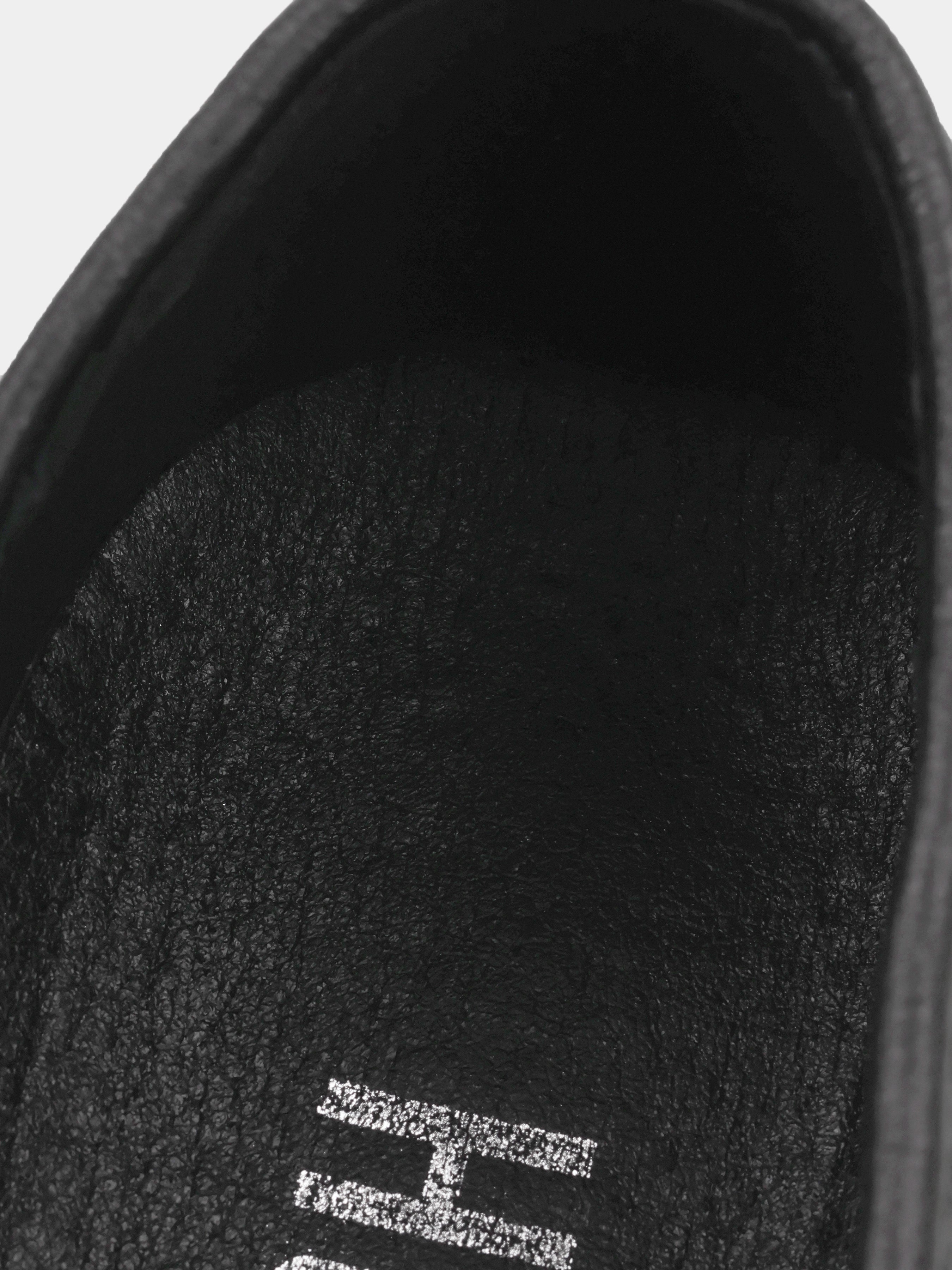 Loafers, Spectr, Black, Men's shoes, natural leather upper and lining, insole view