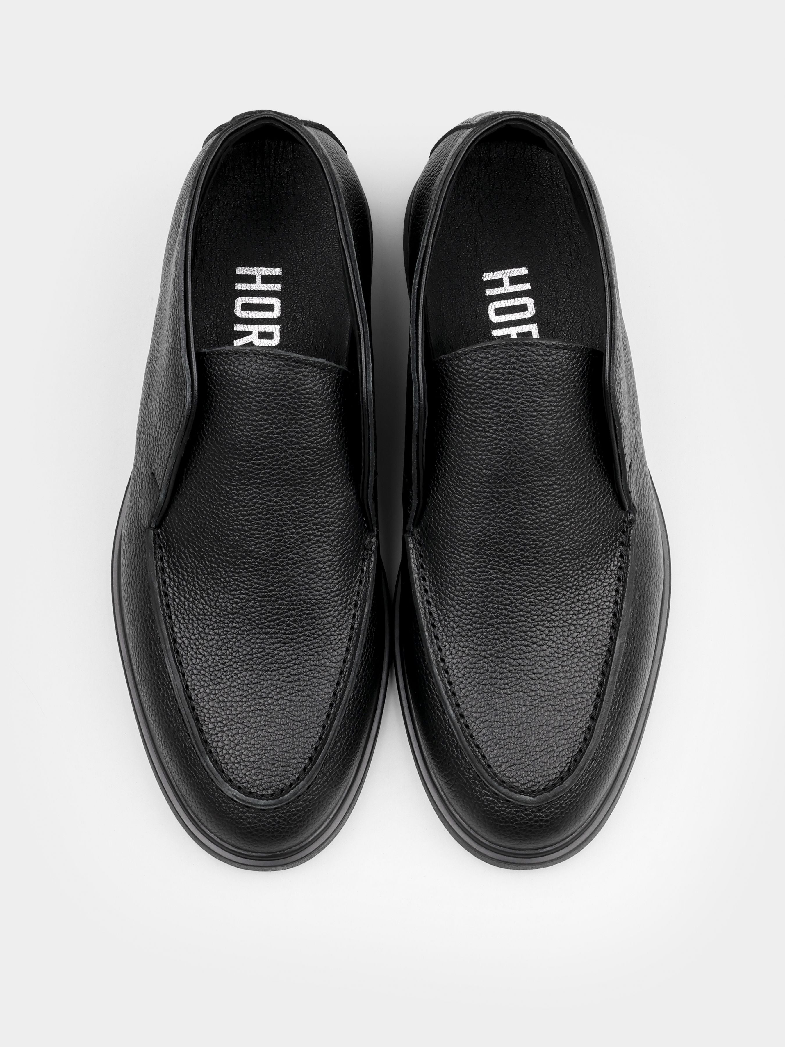 Boots, Ottaviano, Black, Men's shoes, natural leather upper and lining, front view