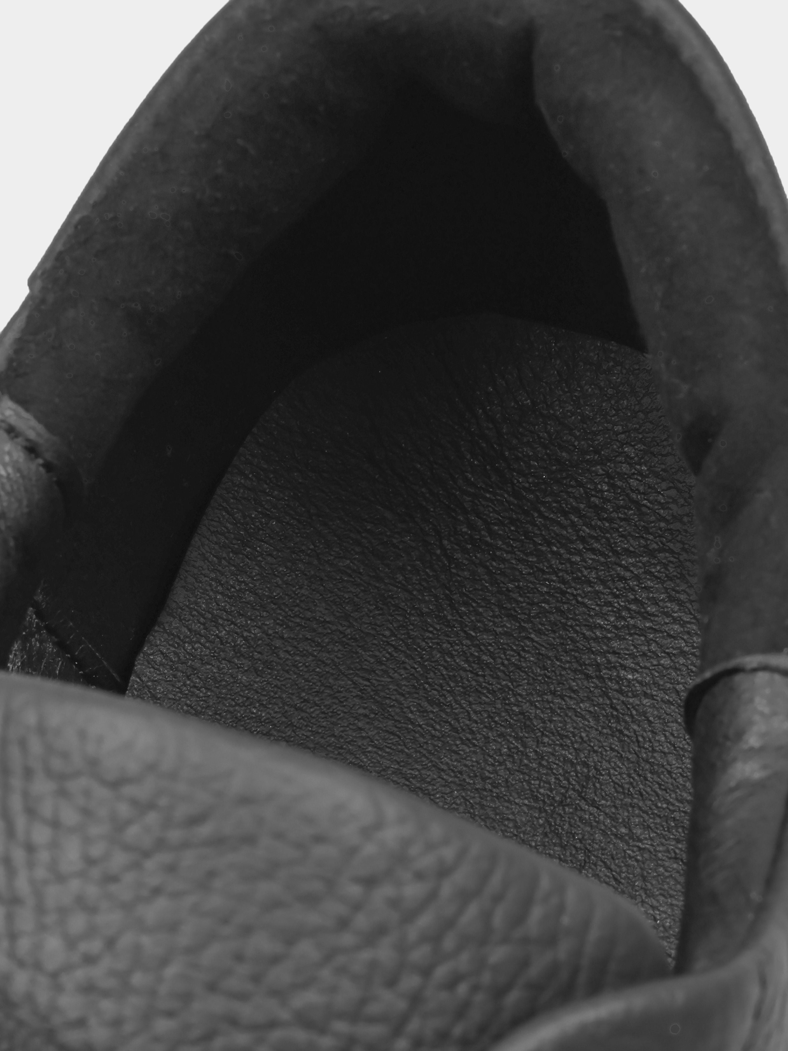 Sneakers, Cento, Matte Black, Men's shoes, natural leather upper and lining, substrate view