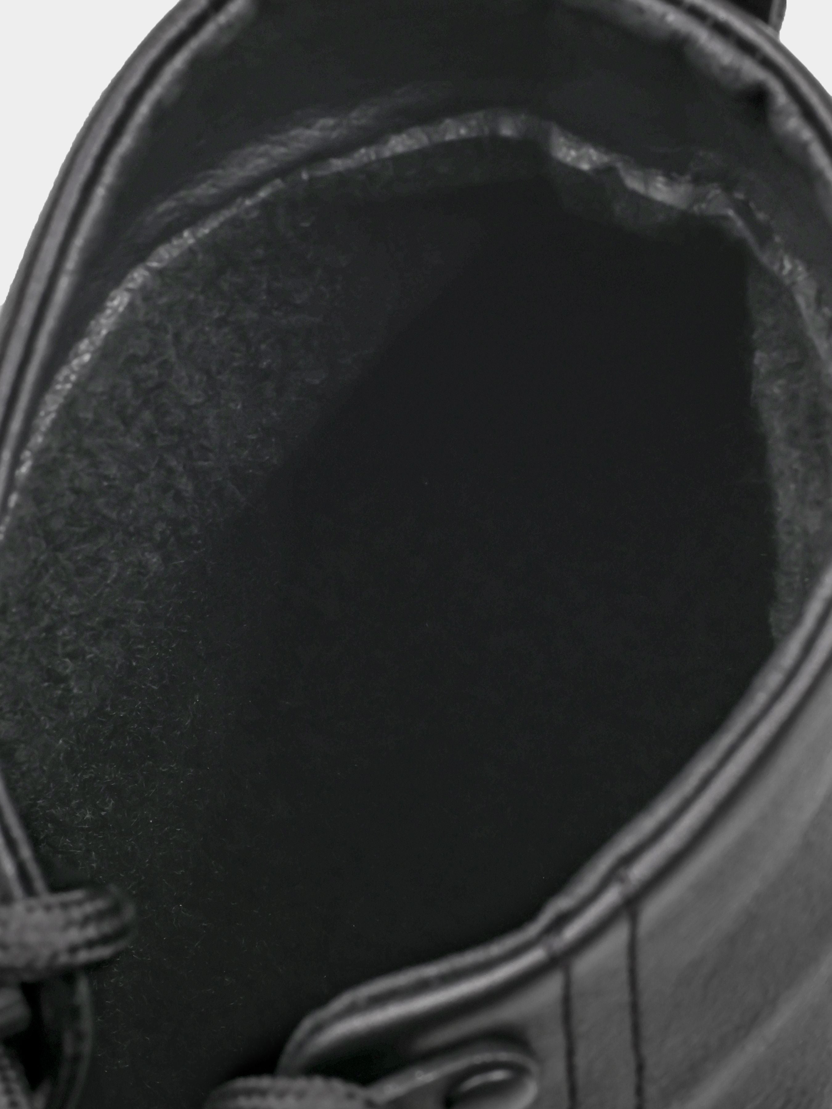 Boots, Sperone, Black, Men's shoes, natural leather upper and fleece lining, substrate view