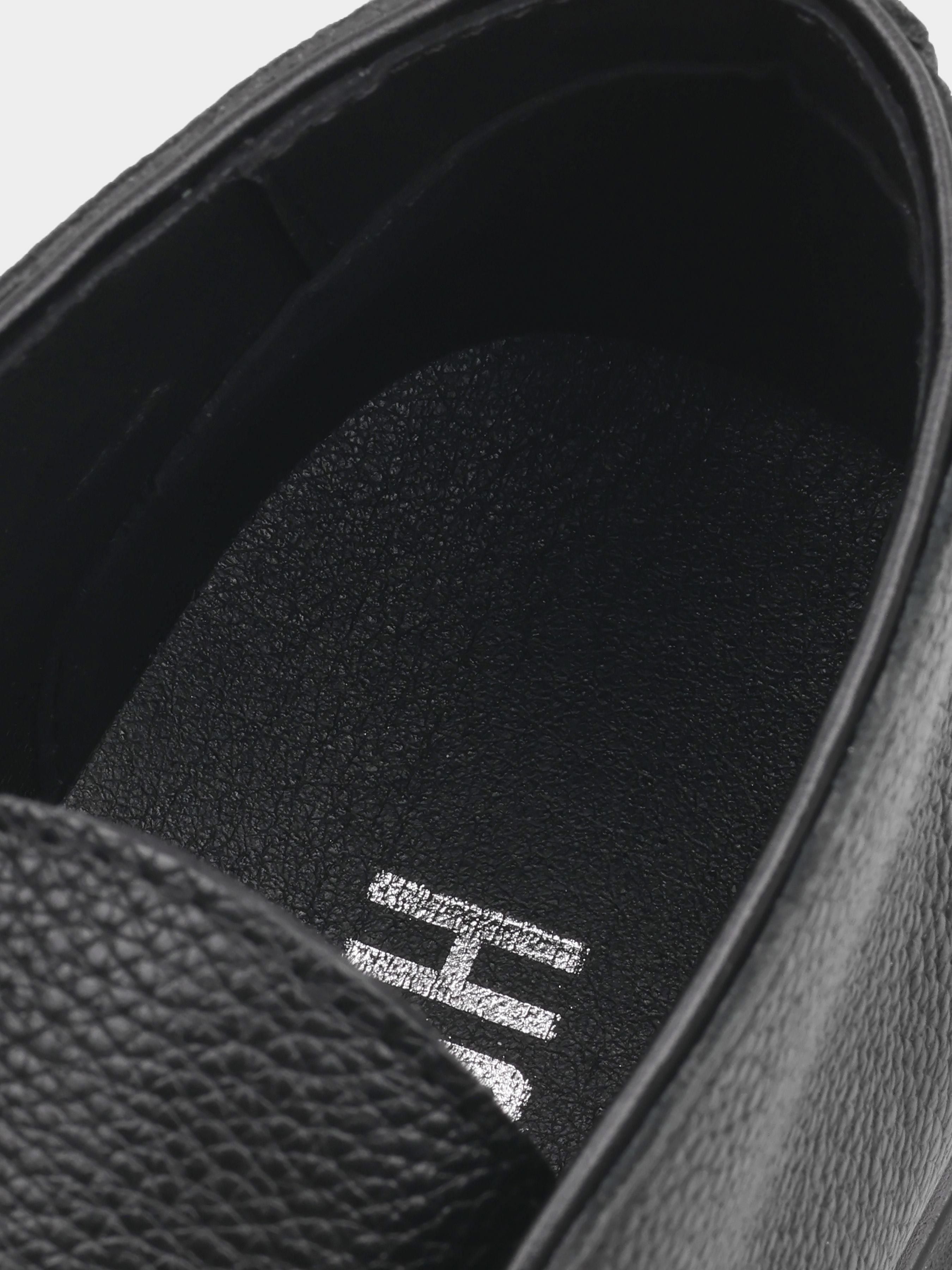 Boots, Ottaviano, Black, Men's shoes, natural leather upper and lining, insole view