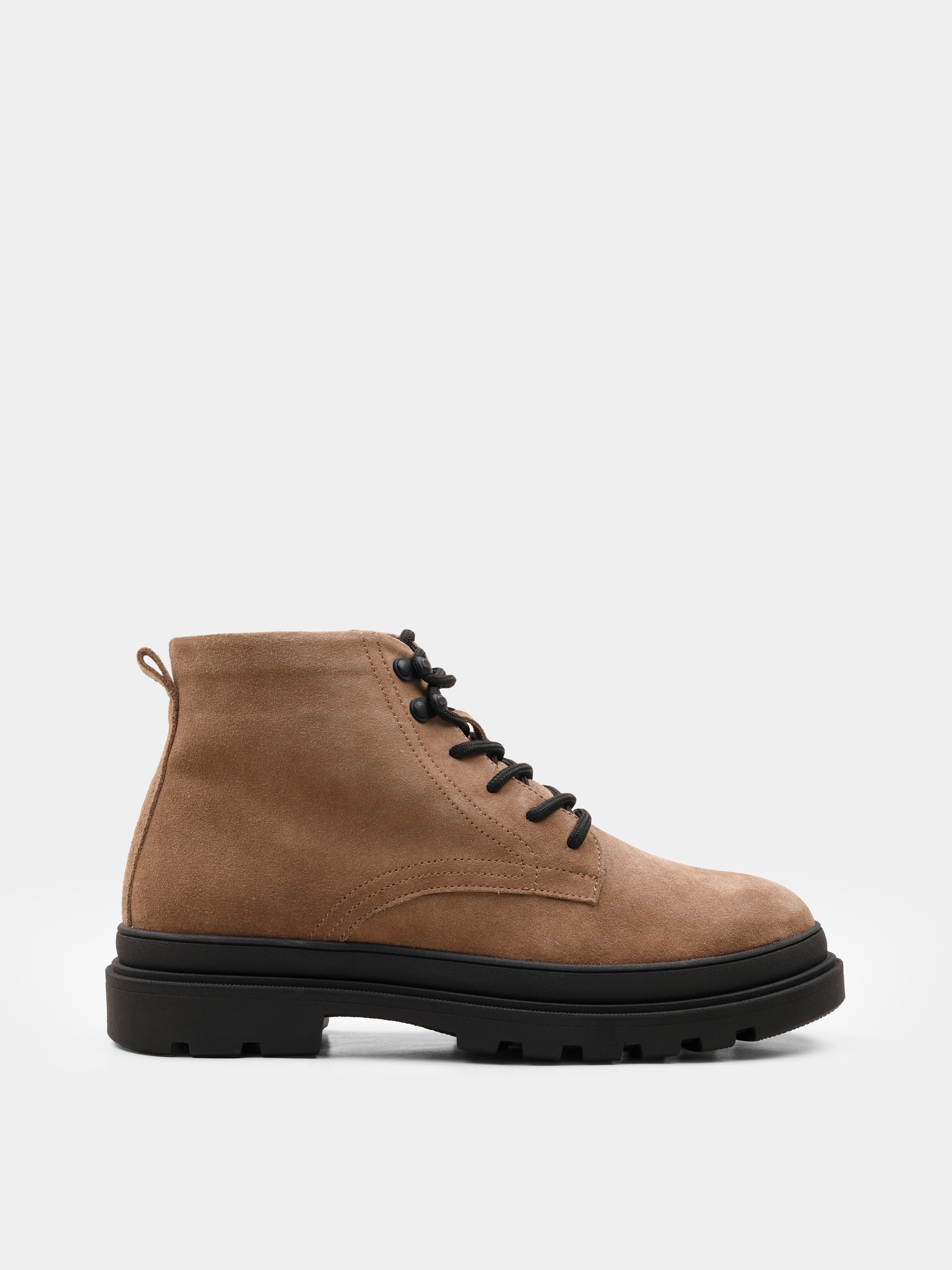 Boots, Sperone,  Cappuccino, Men's shoes,
natural suede upper and  fleece lining, right view