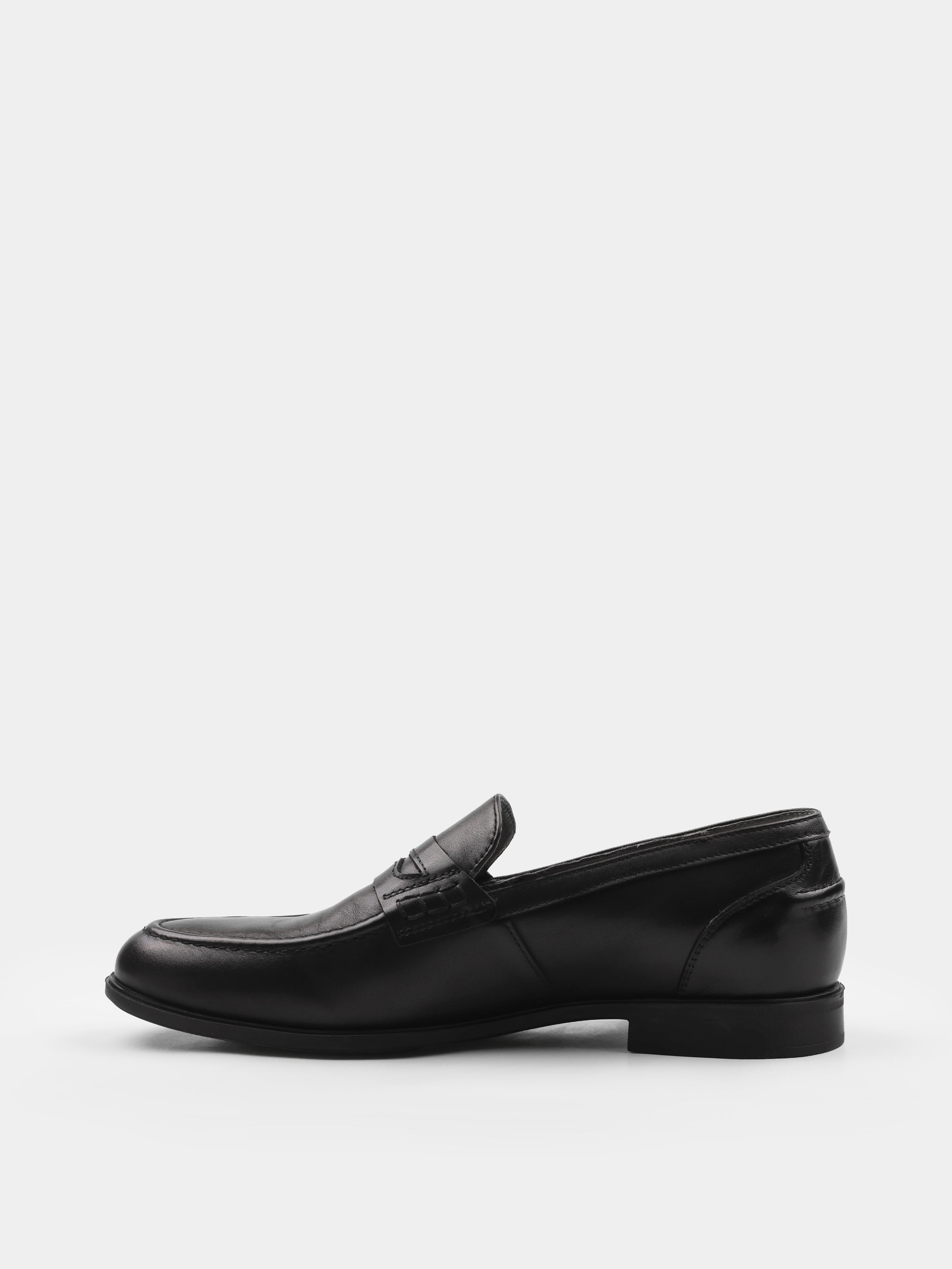 Loafers, Vivere, Black, Men's shoes, natural leather upper and lining, left view