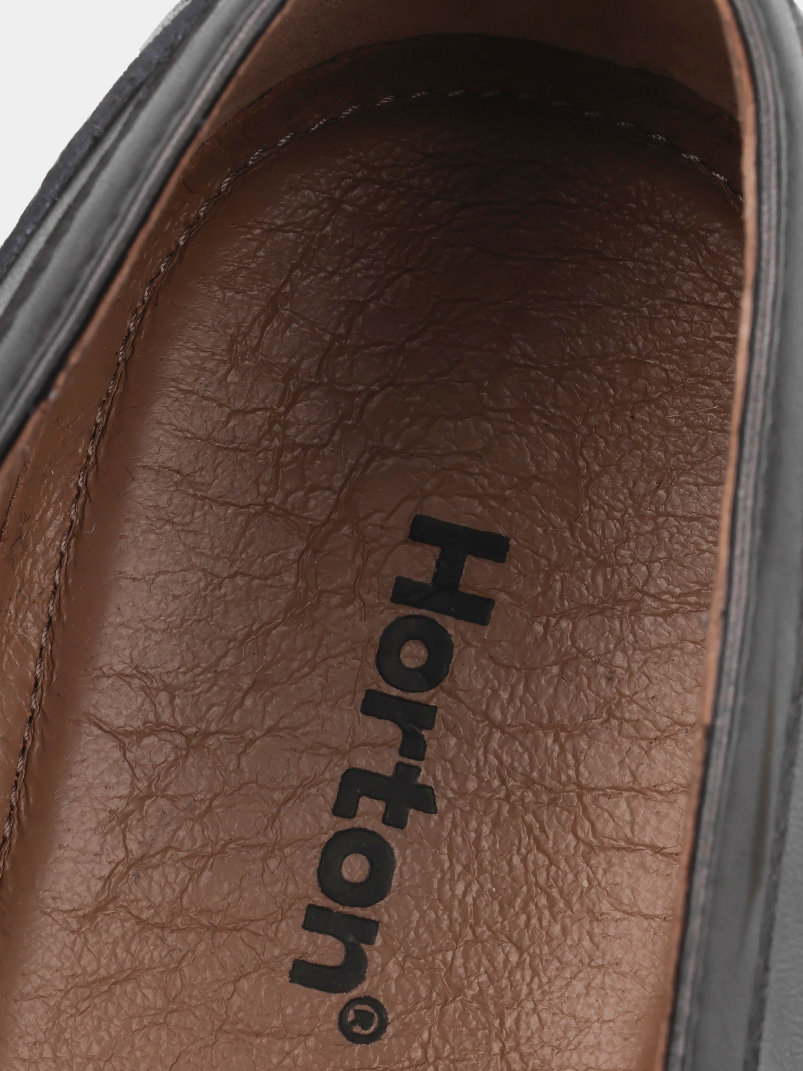 Loafers, Vivere, Black, Men's shoes, natural leather upper and lining, insole view