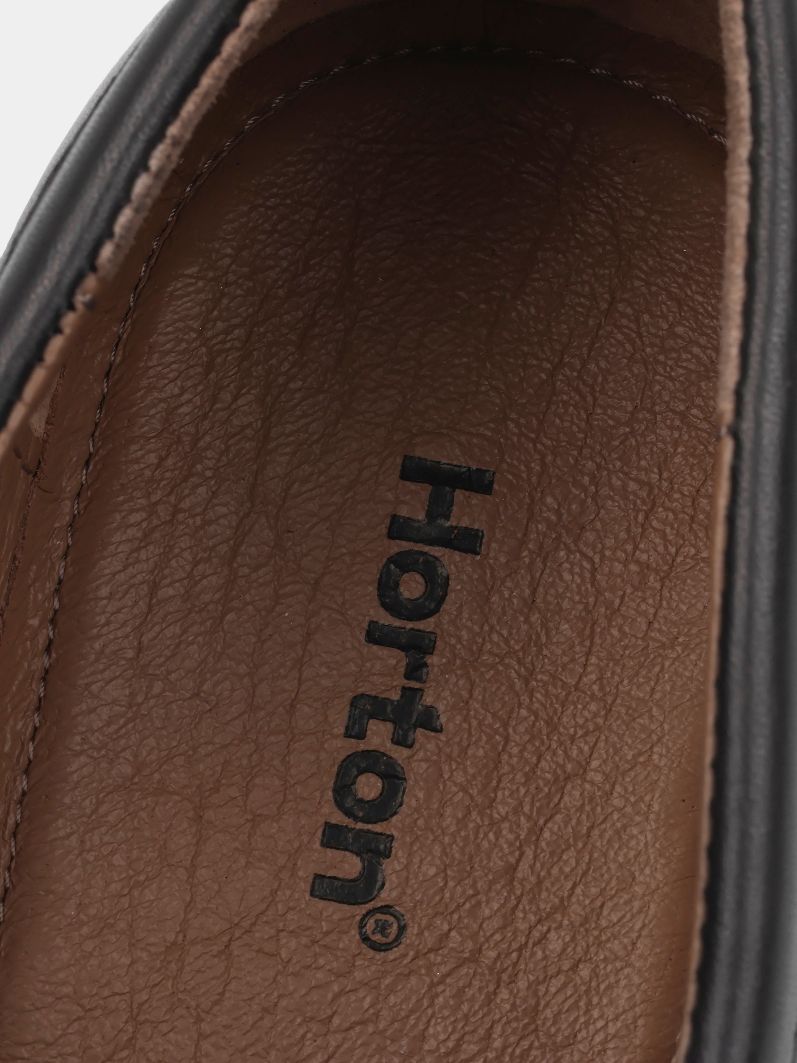 Loafers, Lamberto, Black, Men's shoes, natural leather upper and lining, insole view