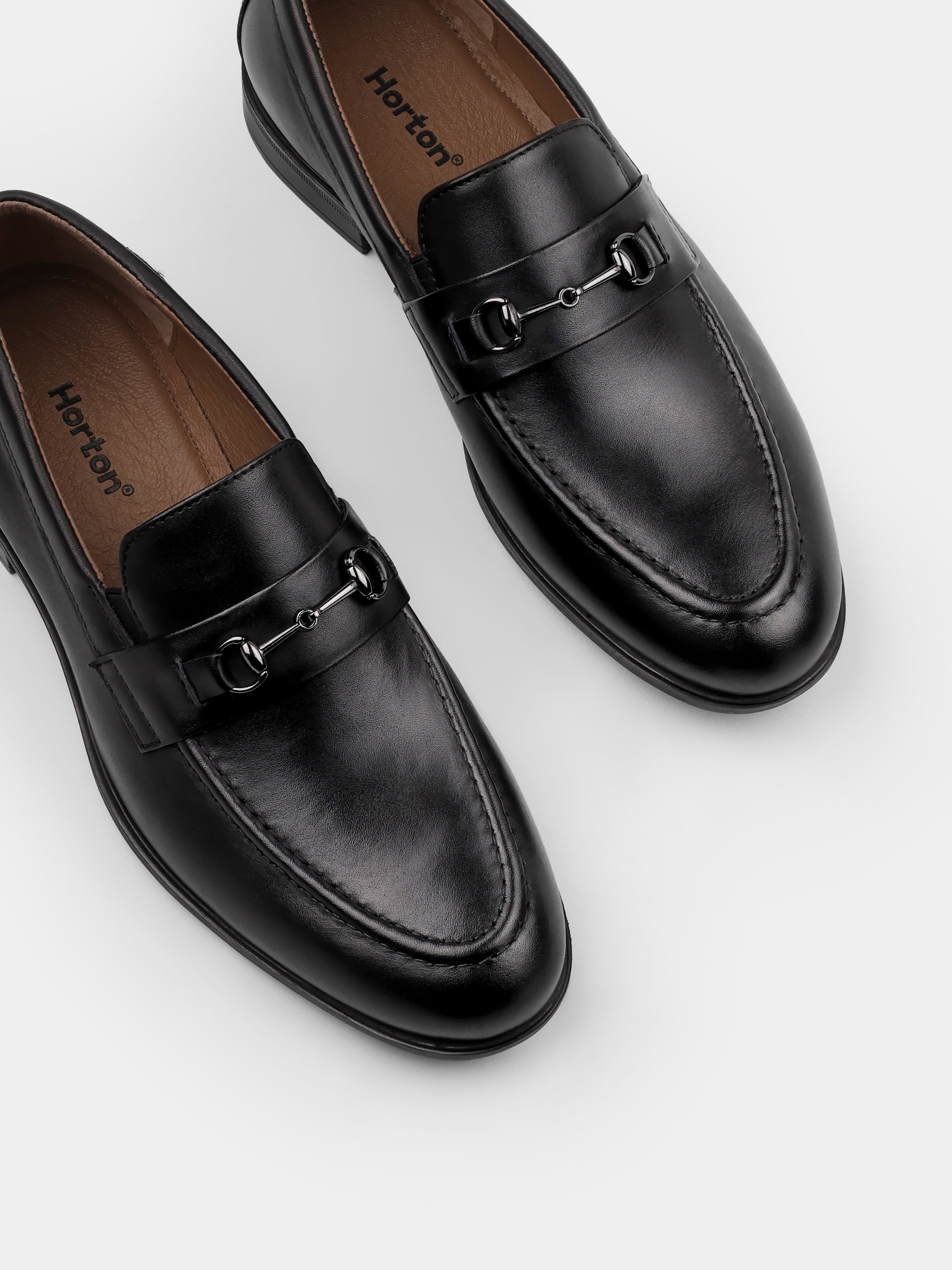 Loafers, Lamberto, Black, Men's shoes, natural leather upper and lining, diagonally view