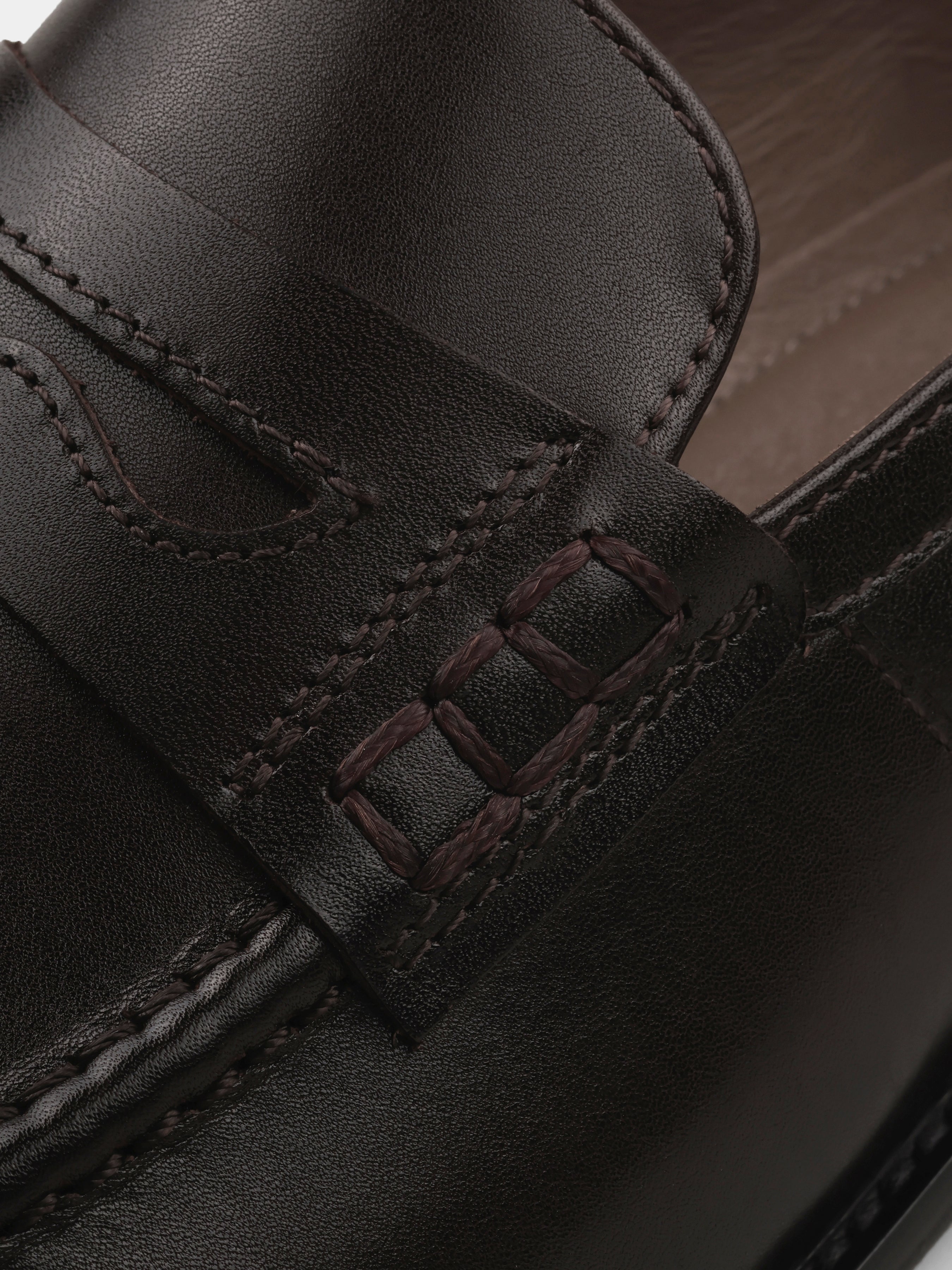 Loafers, Vivere, Dark-Brown, Men's shoes, natural leather upper and lining, belt view