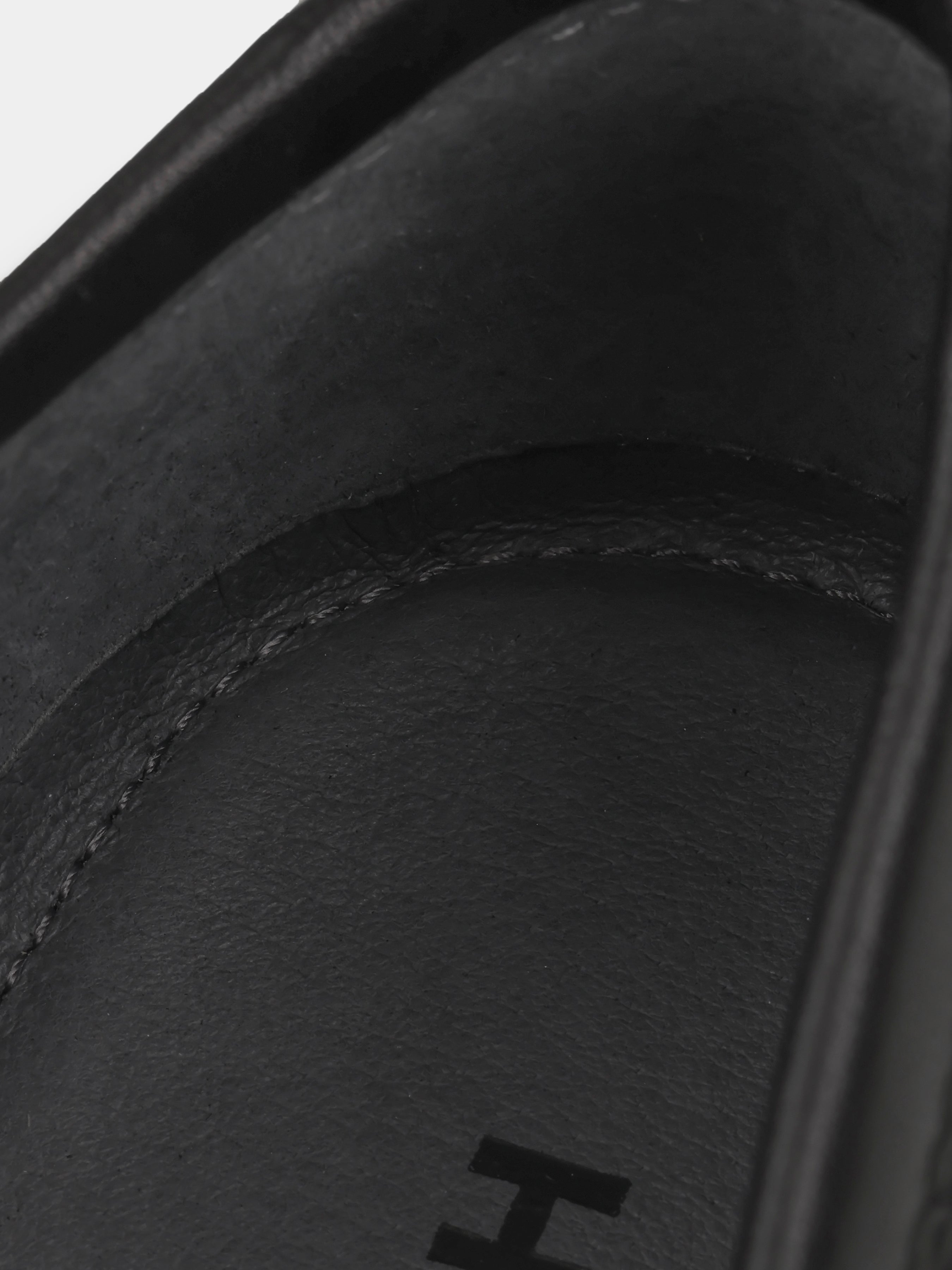 Loafers, Demini, Black, Men's shoes, natural leather upper and lining, insole view