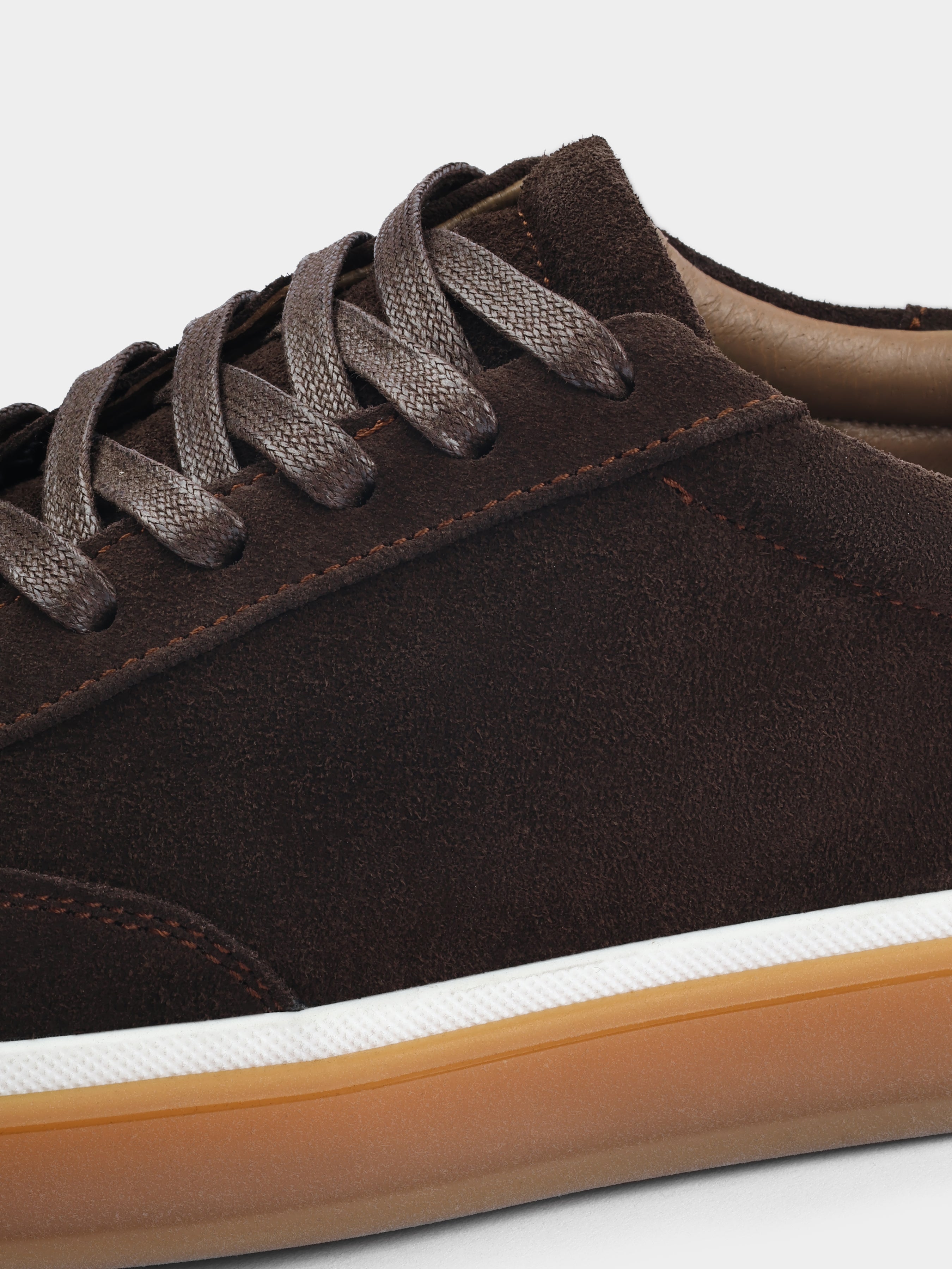 Volere Brown Suede Sneakers