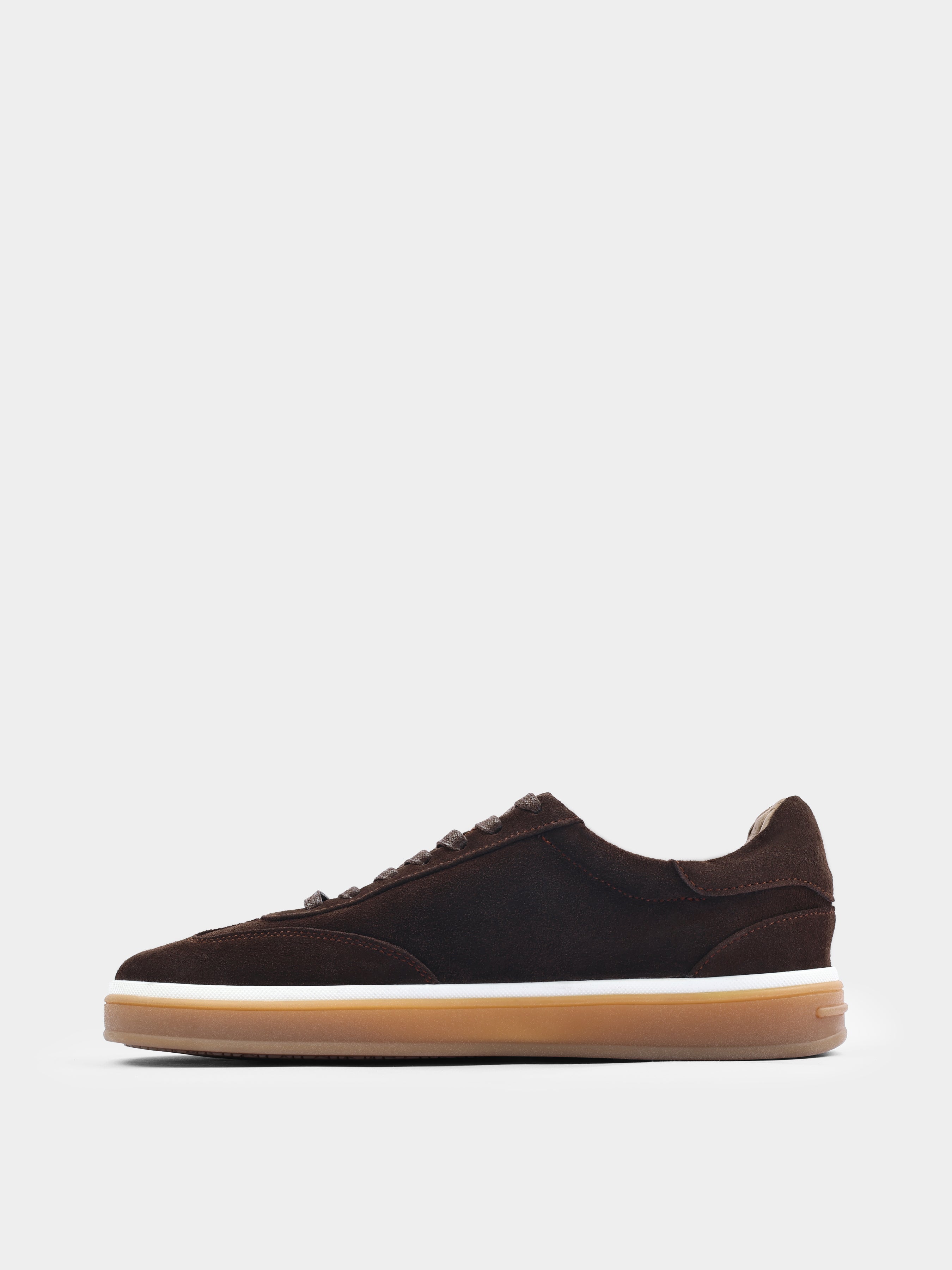 Volere Brown Suede Sneakers