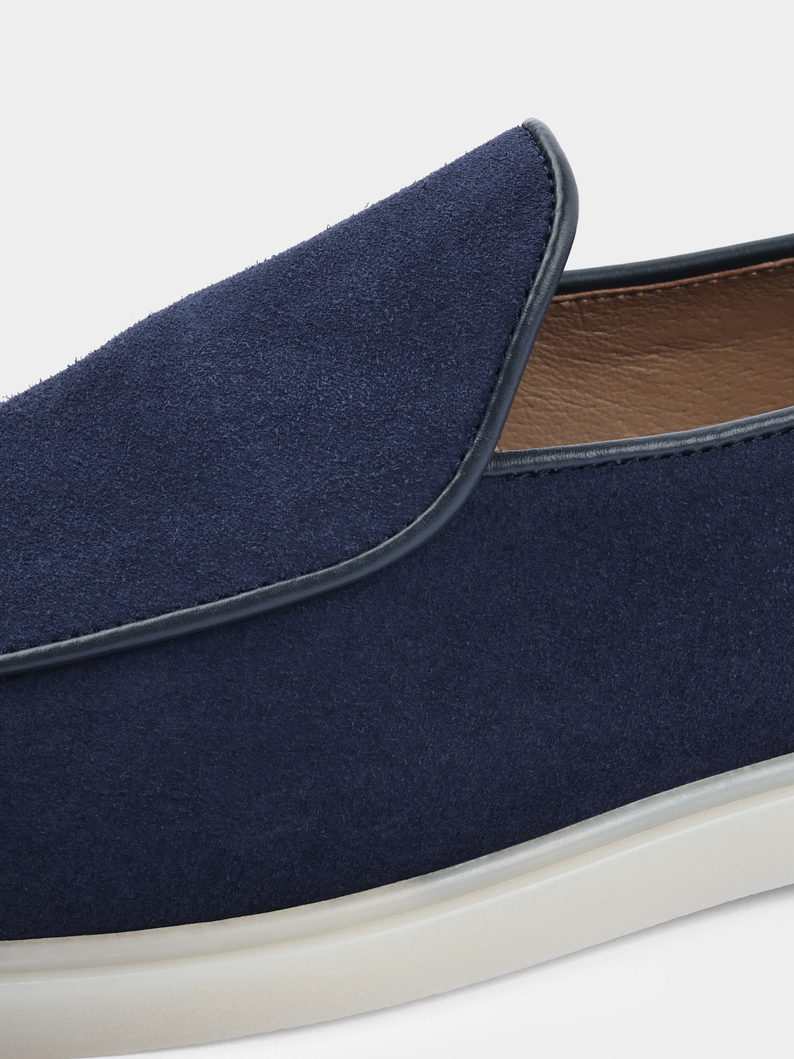 Denno Navy Loafers