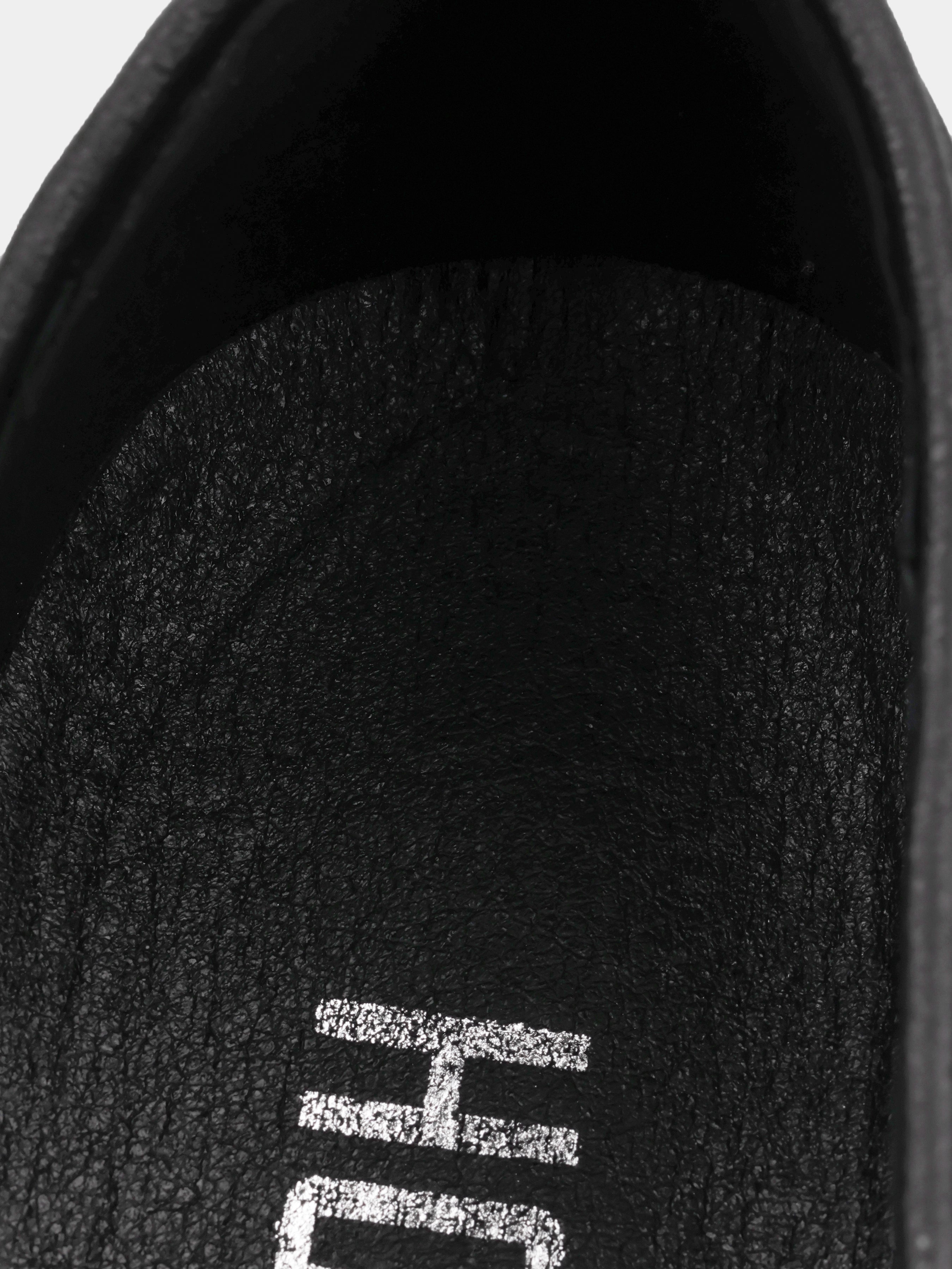 Loafers, Spectr, Black White, Men's shoes, natural leather upper and lining, insole view