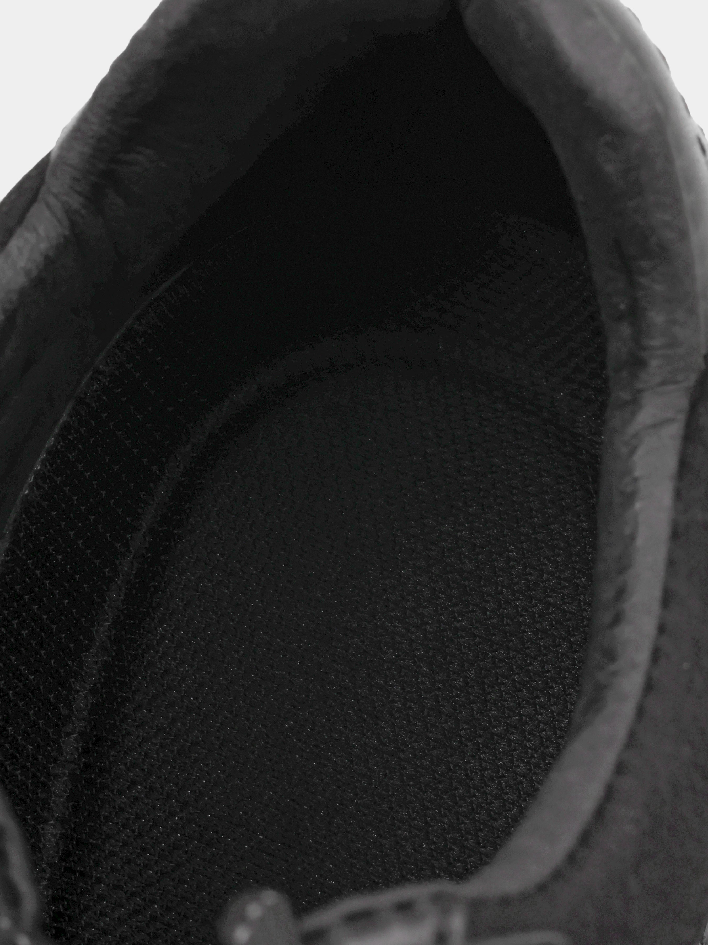 Sneakers, Plancha, Black, Men's shoes, natural leather/Cordura 1000D upper and textile lining, substrate view