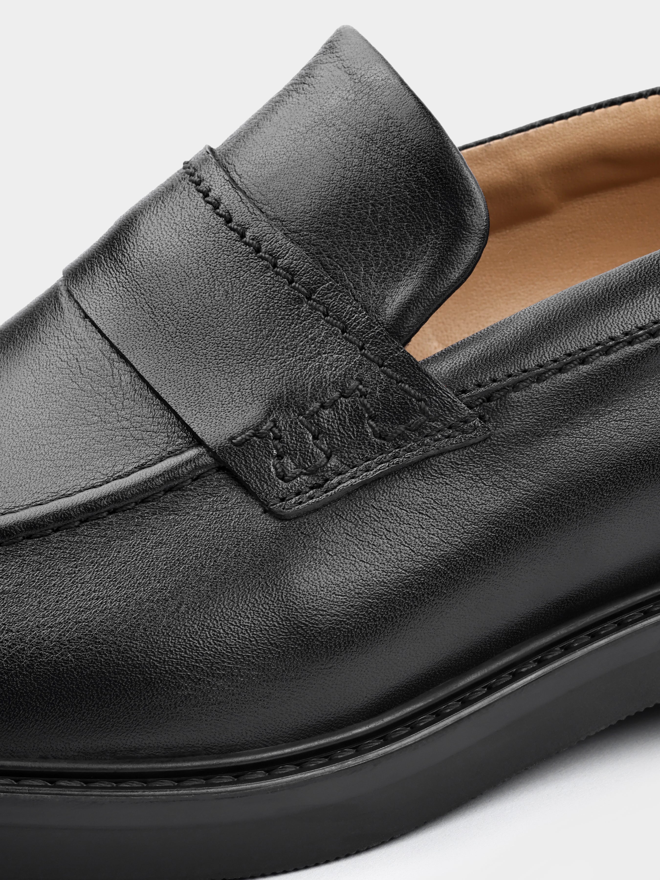 Chase Black Loafers