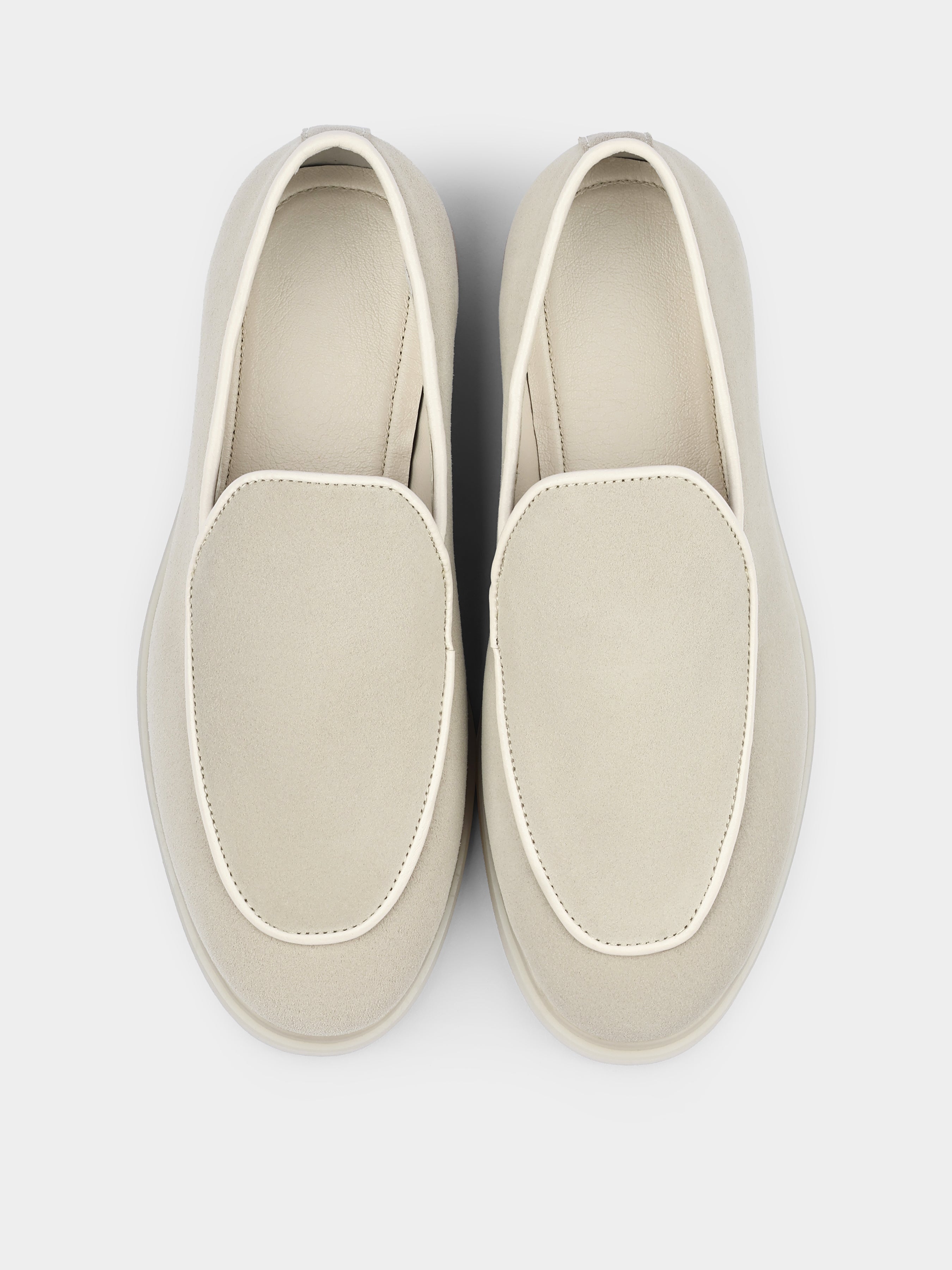 Denno Beige Loafers
