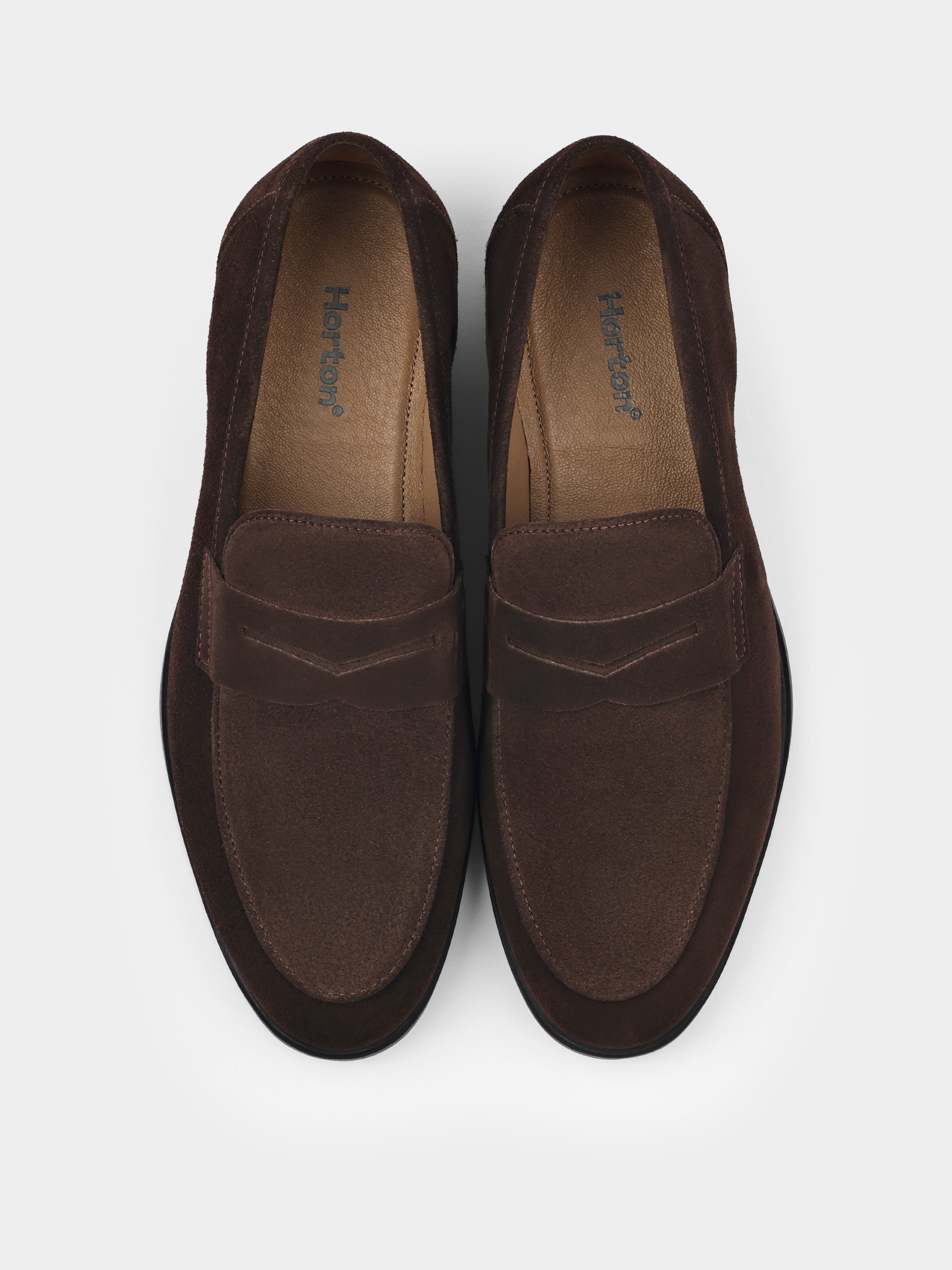 Demini Brown Suede Loafers