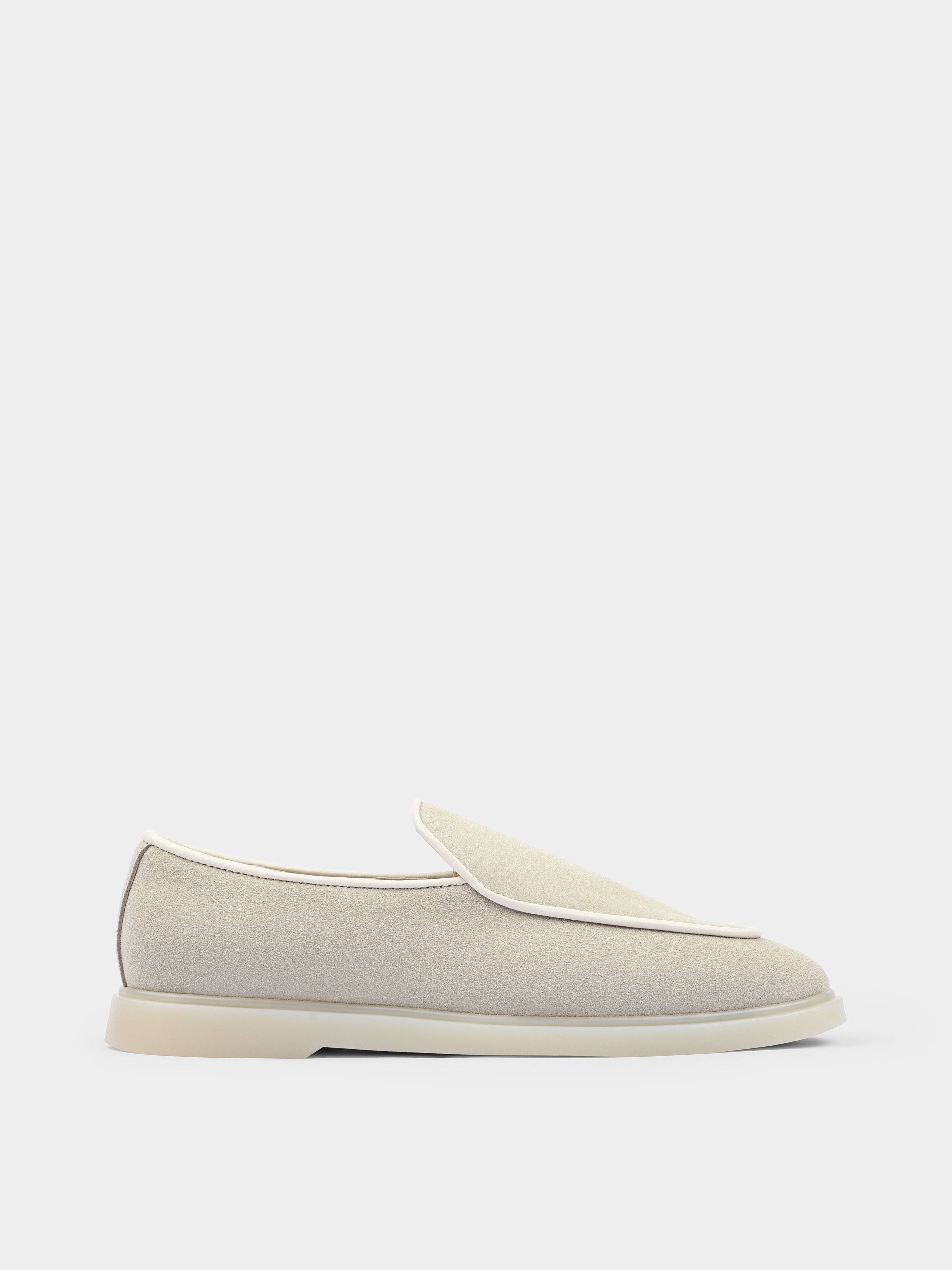 Denno Beige Loafers