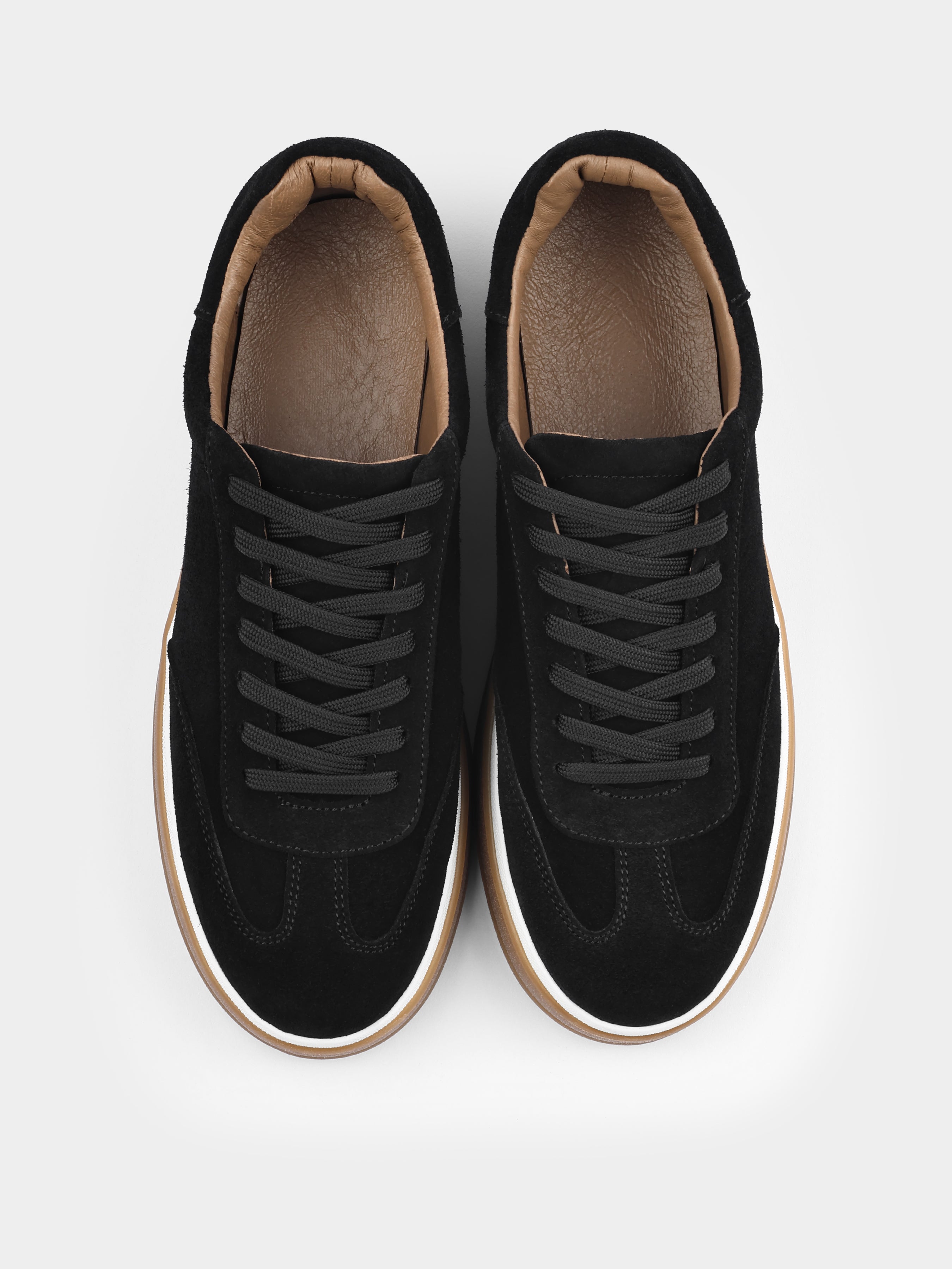 Volere Black Suede Sneakers