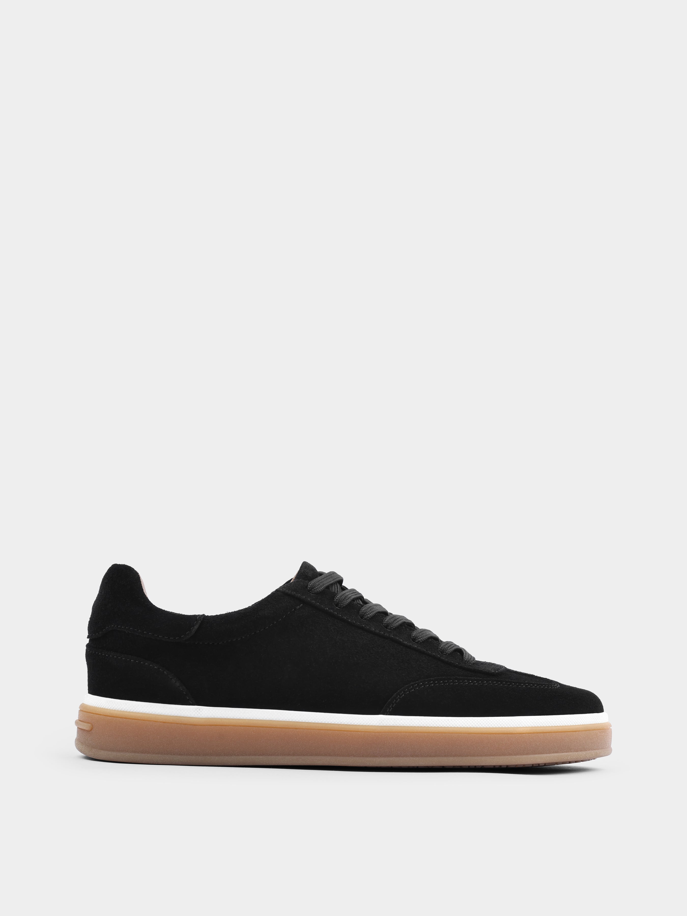 Volere Black Suede Sneakers