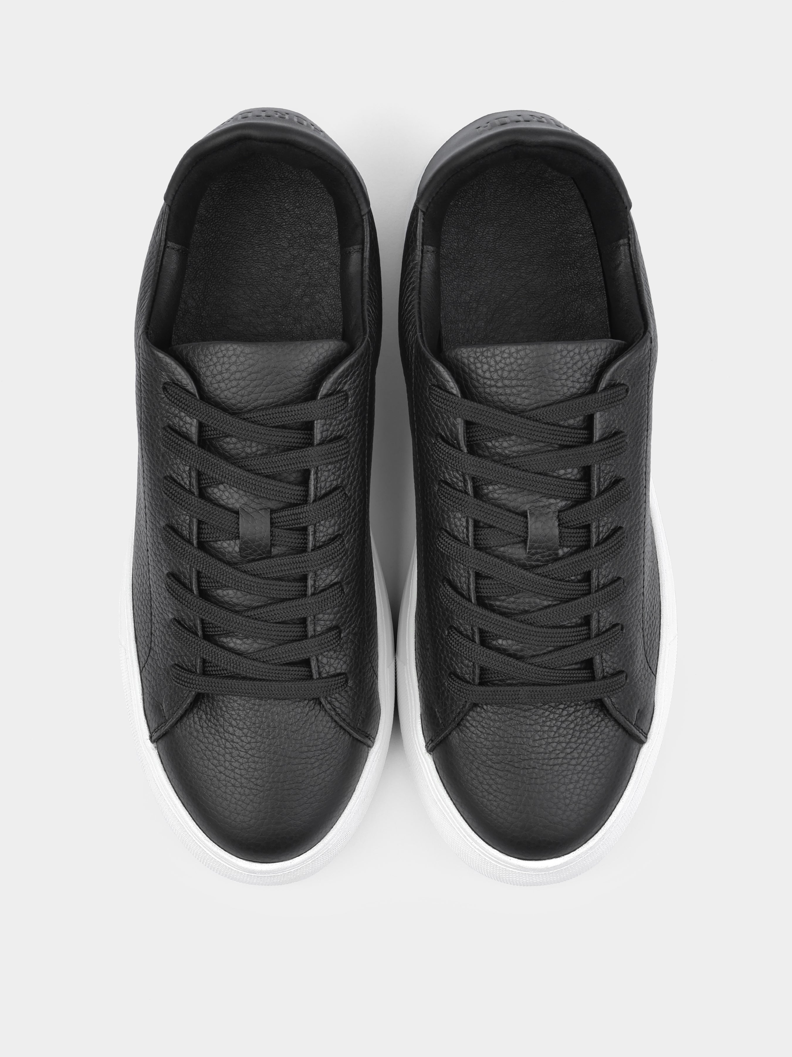 Cento Matte Black White Sneakers