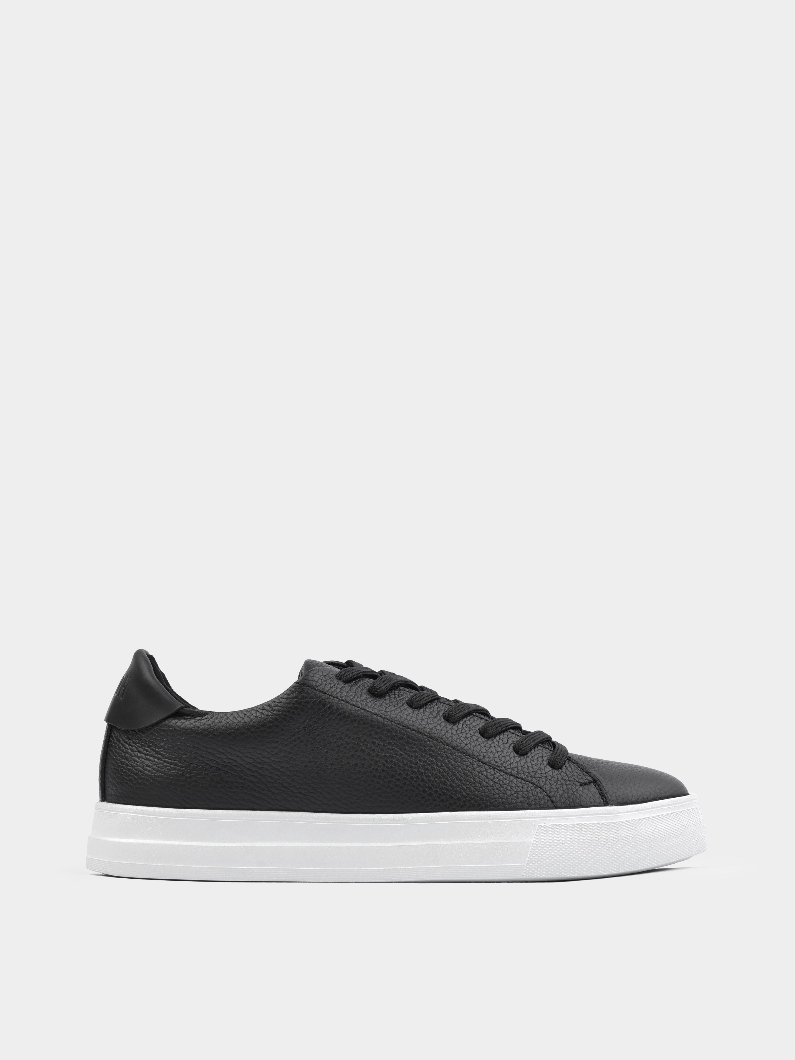 Cento Matte Black White Sneakers