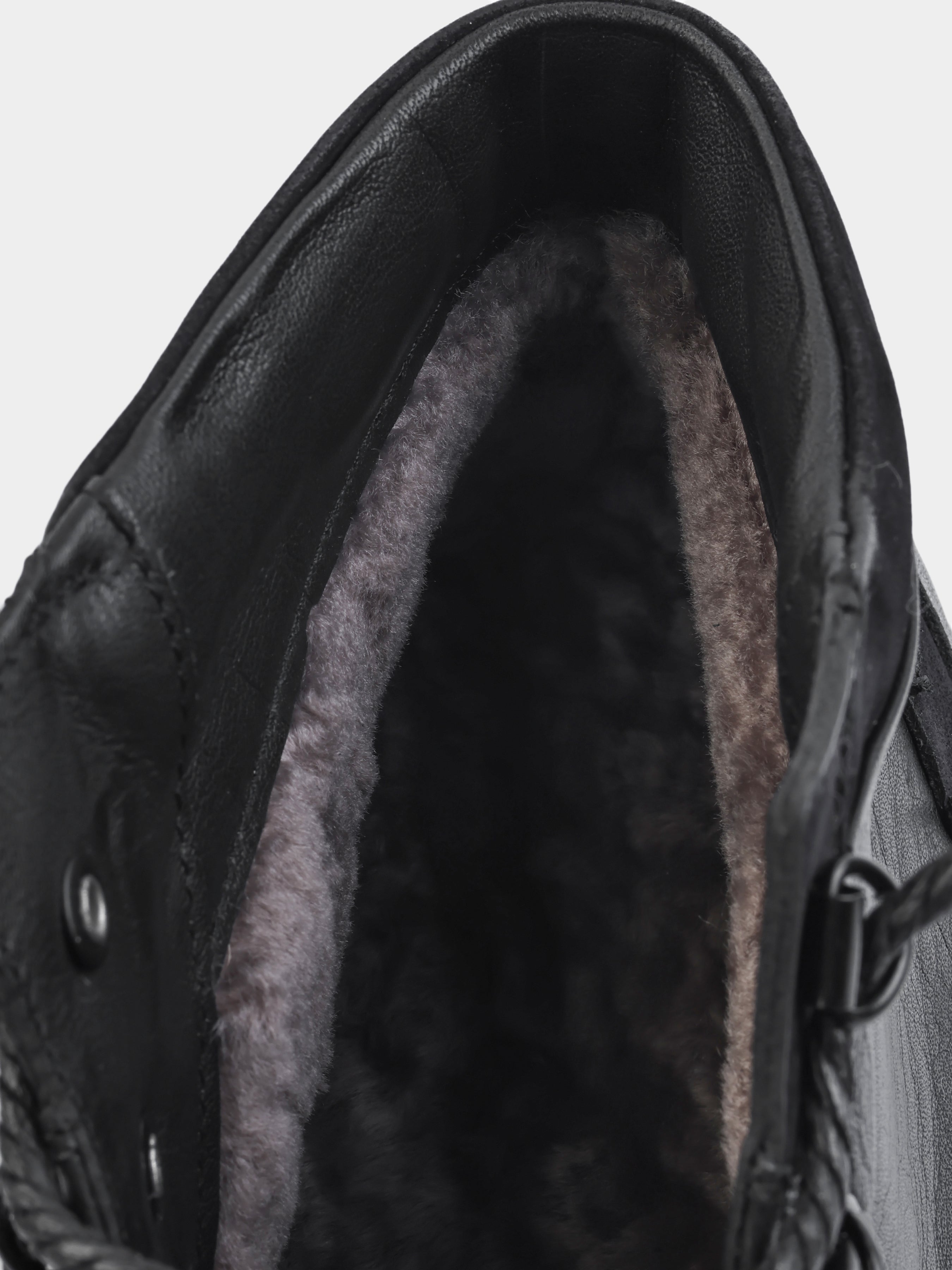 Winter Hiking Black Boots