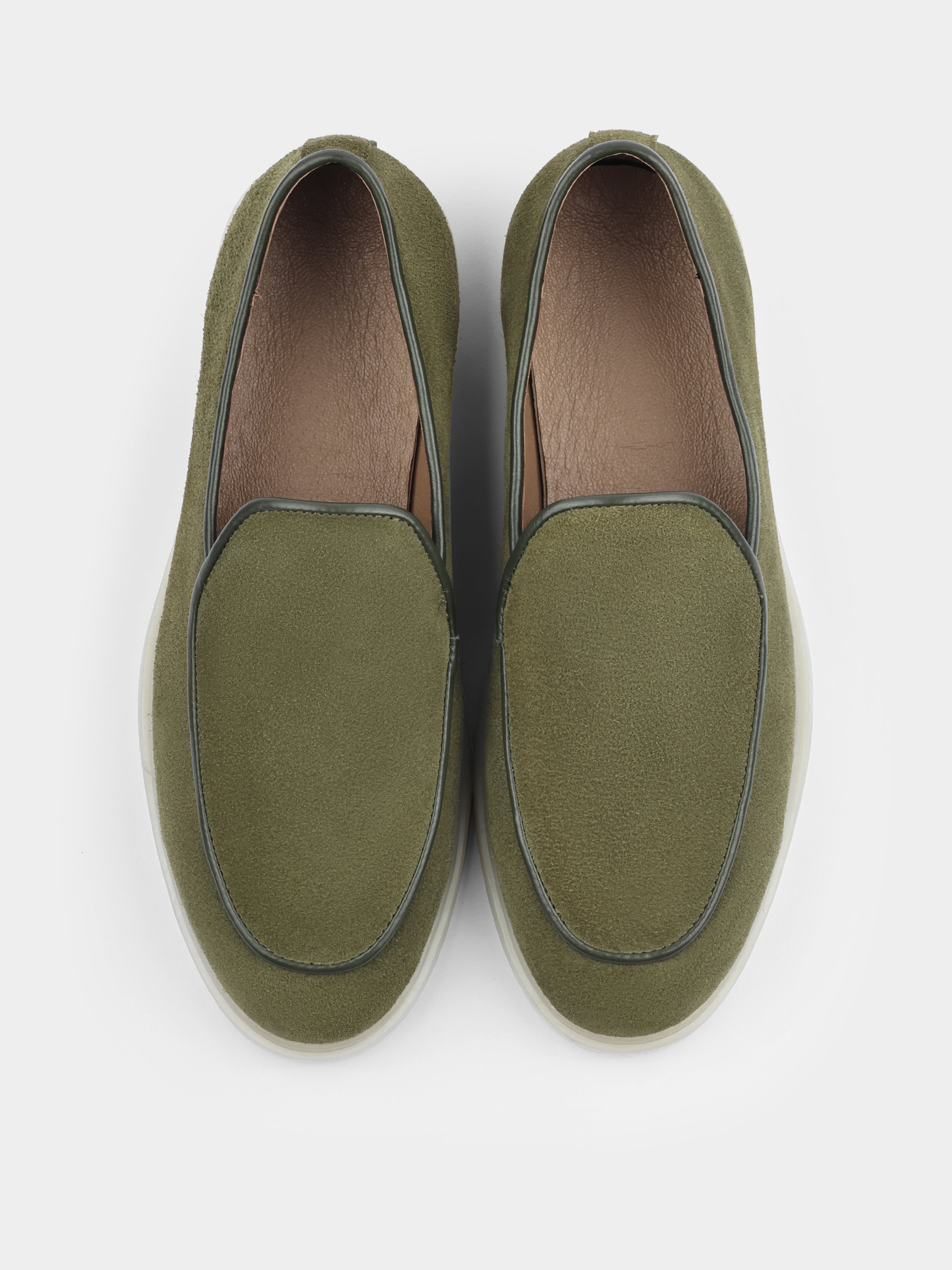 Denno Green Loafers