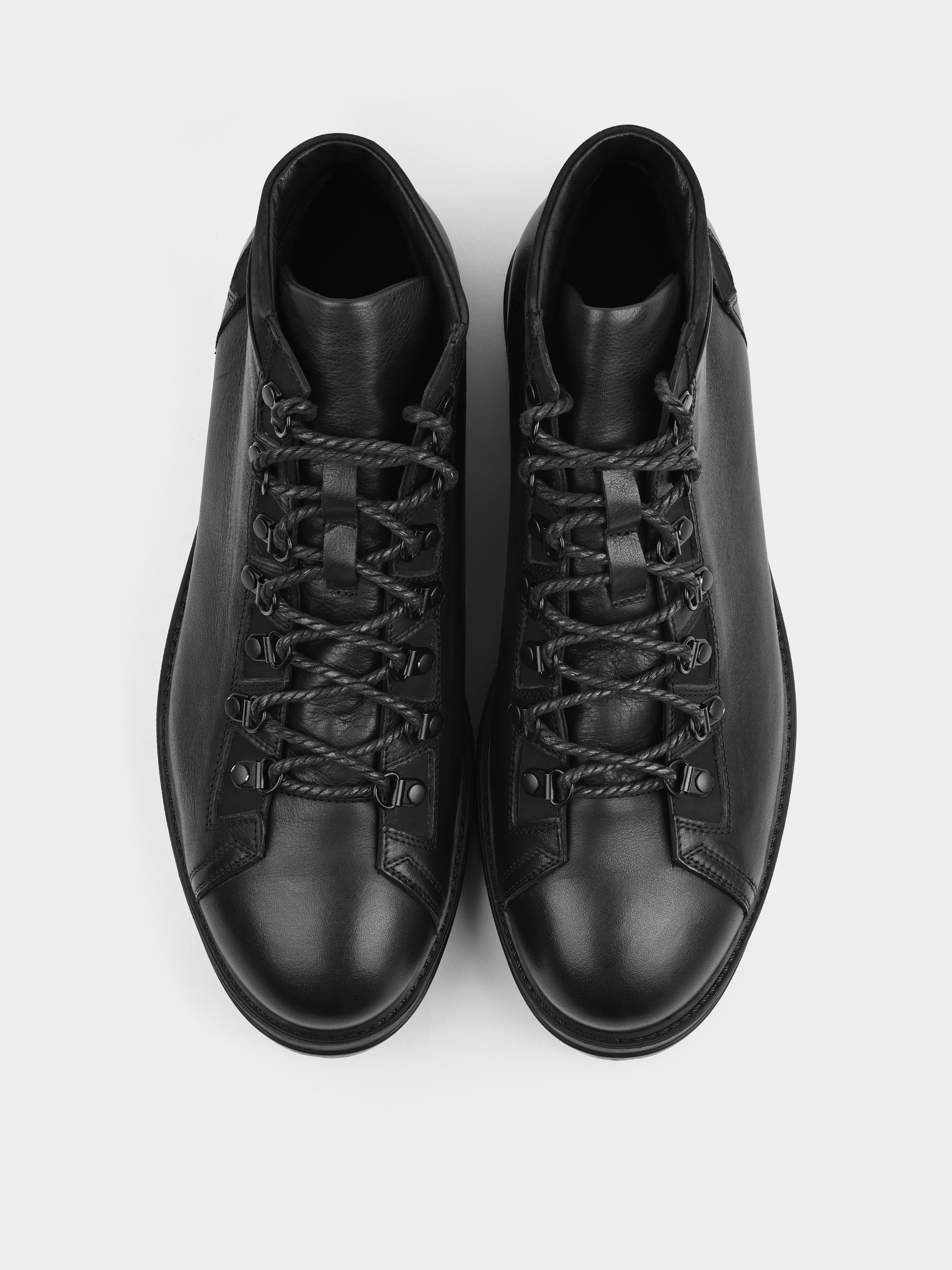 Winter Hiking Black Boots