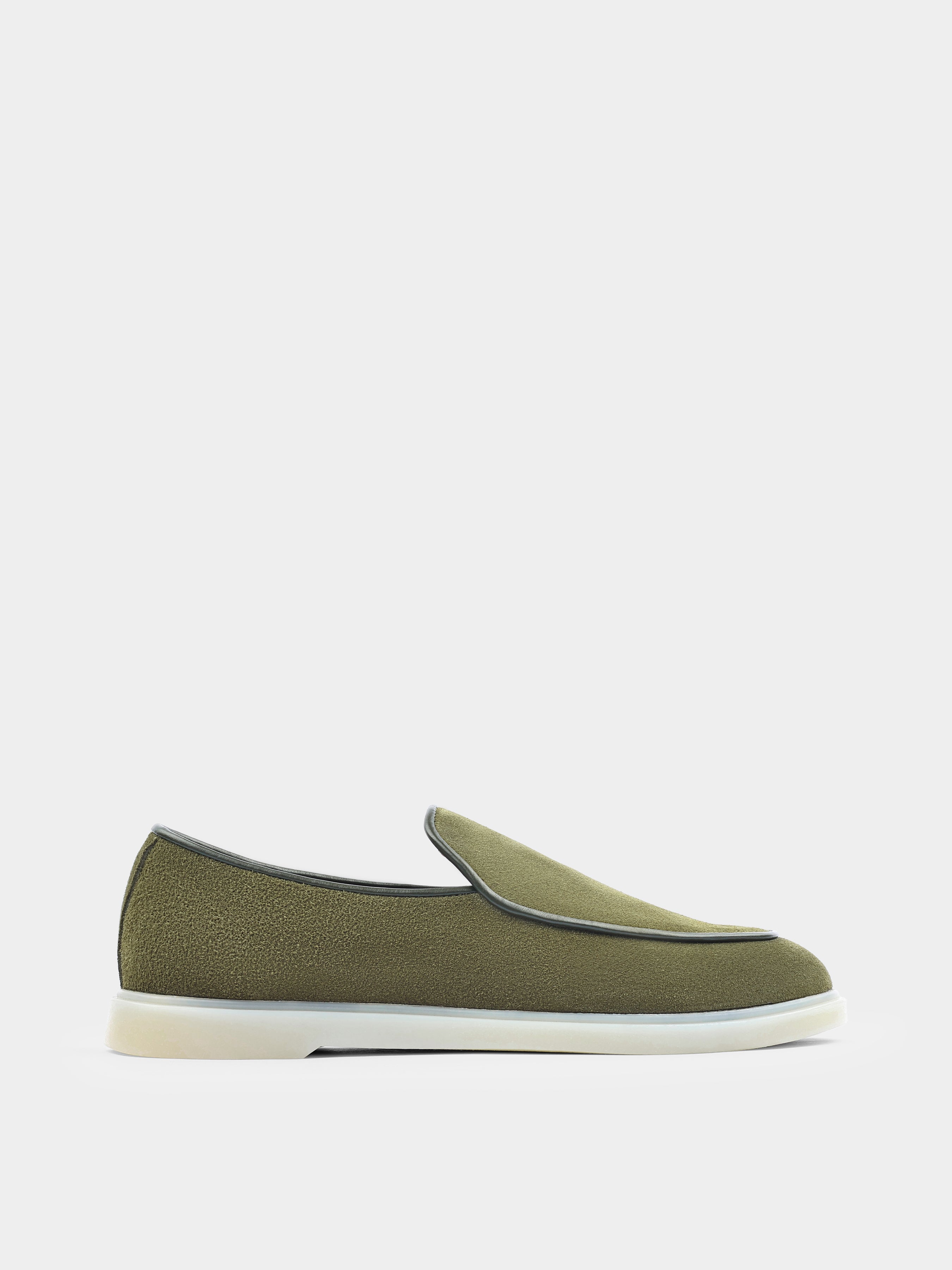 Denno Green Loafers