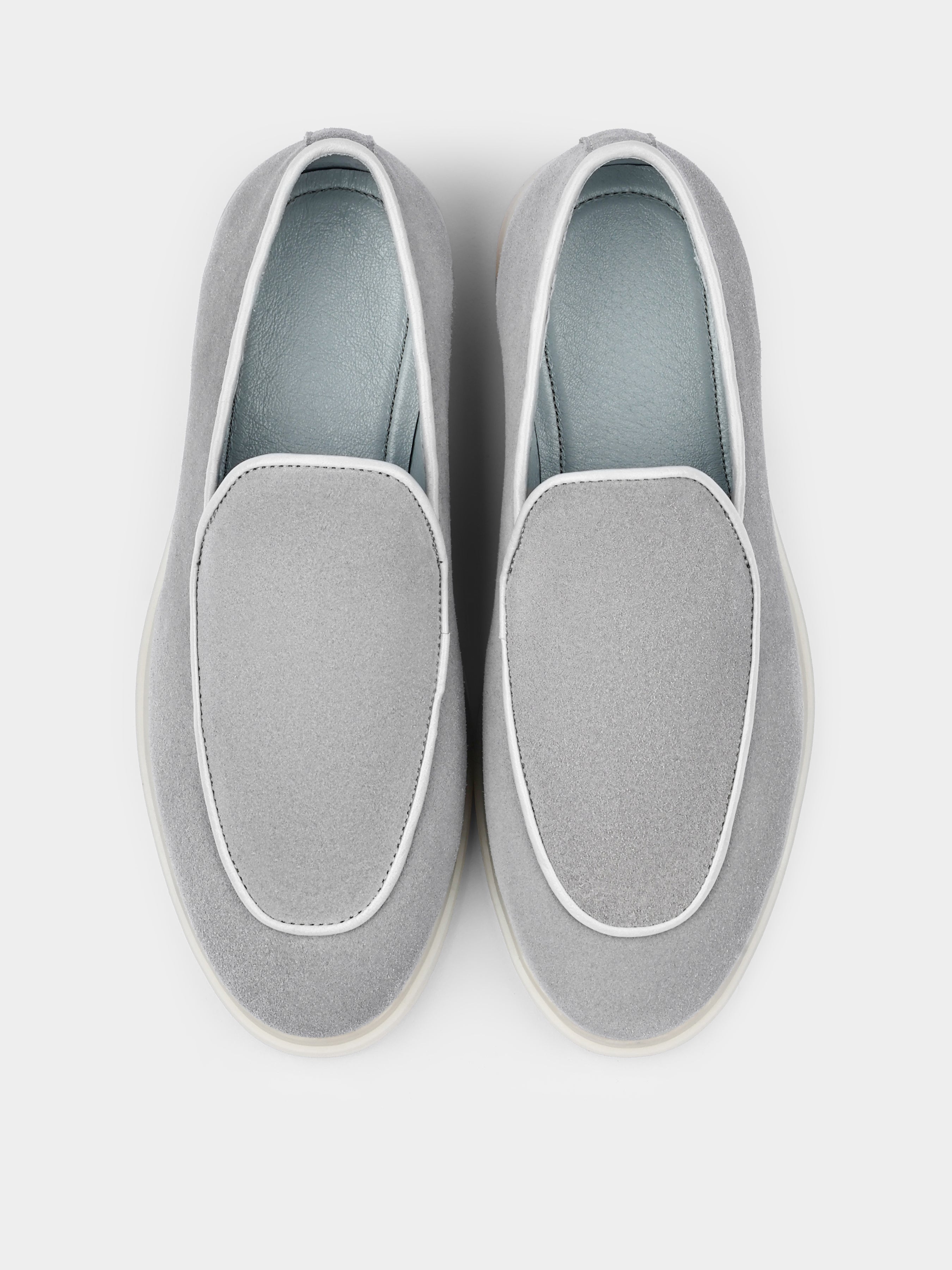Denno Grey Loafers