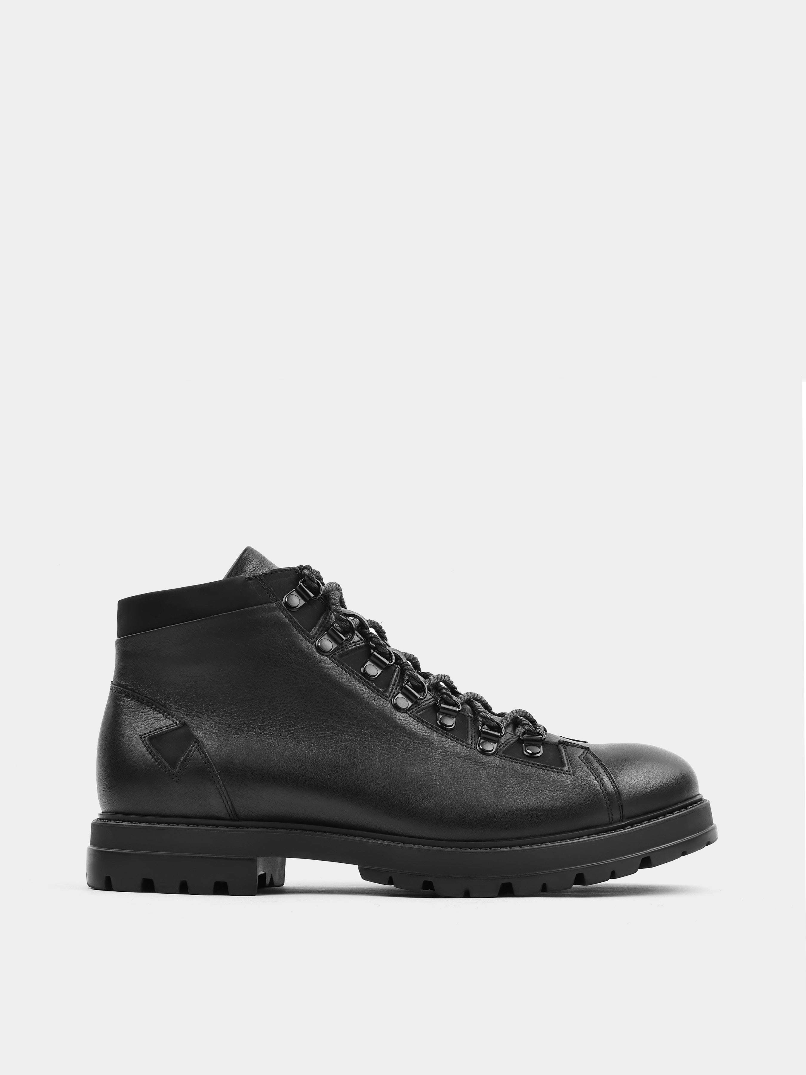 Winter Hiking Black Boots