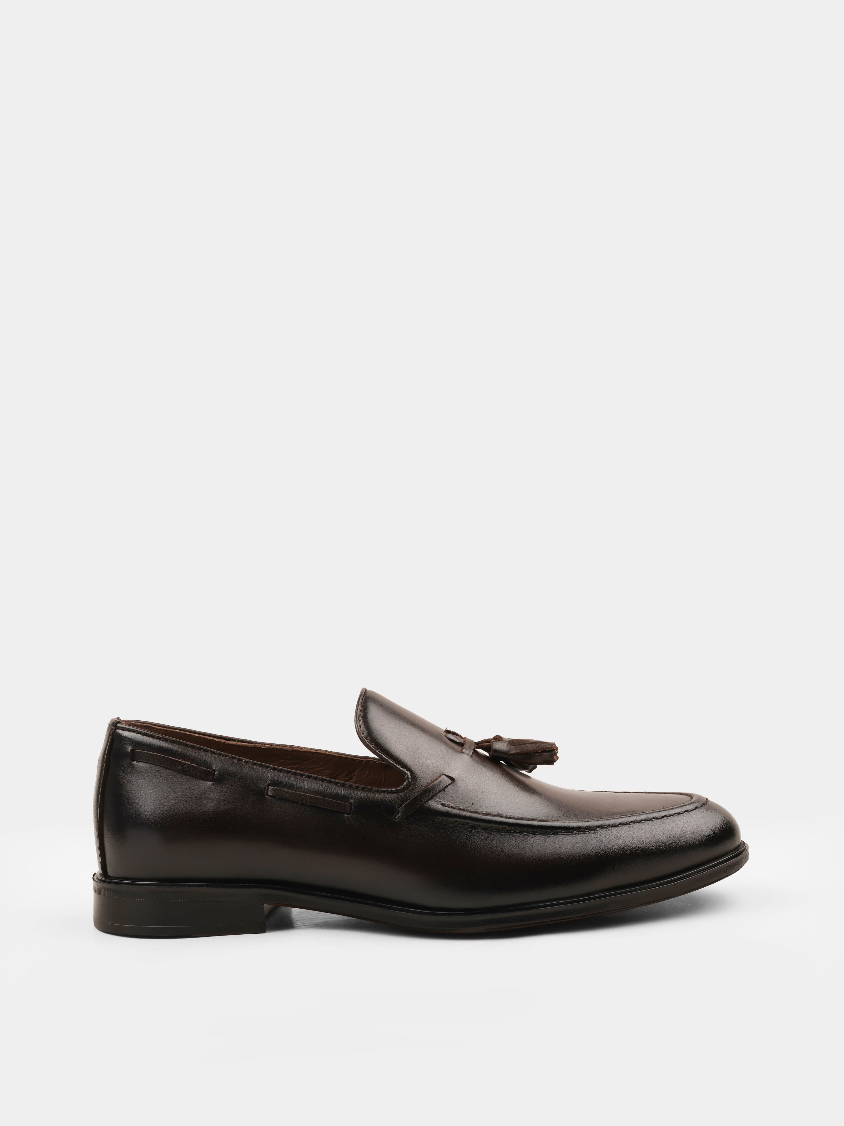 Frandi Brown Leather Loafers