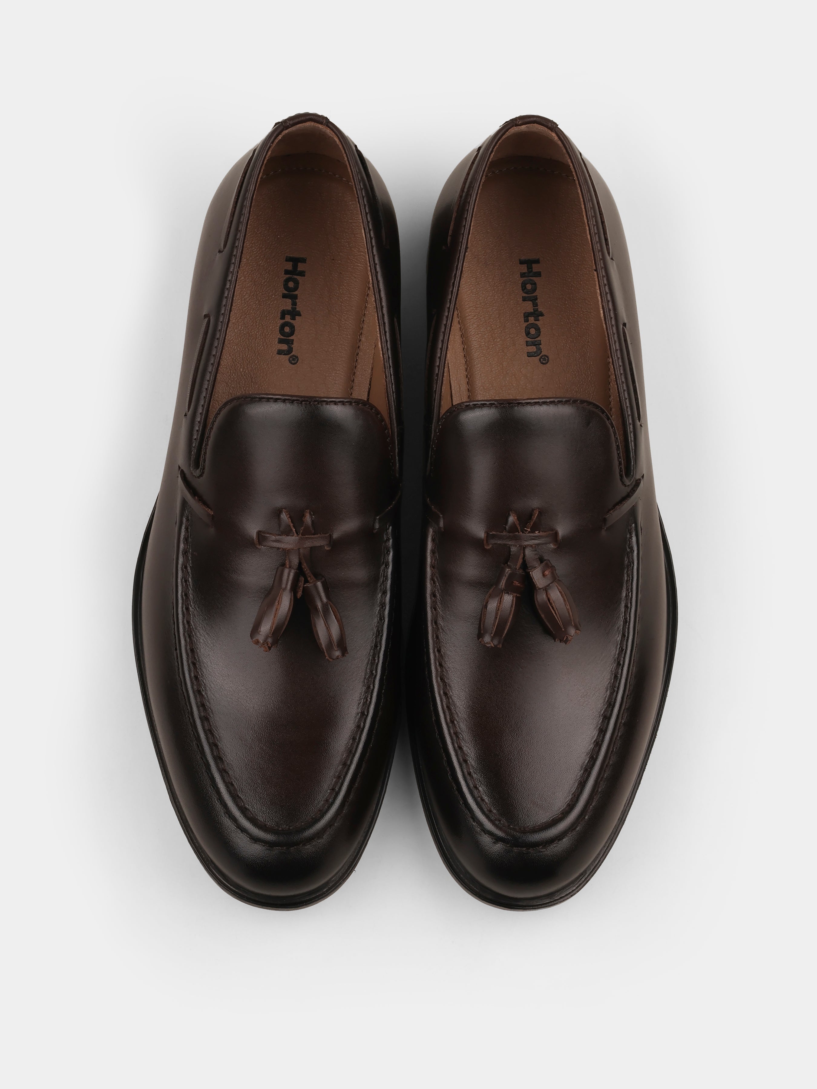 Frandi Brown Leather Loafers