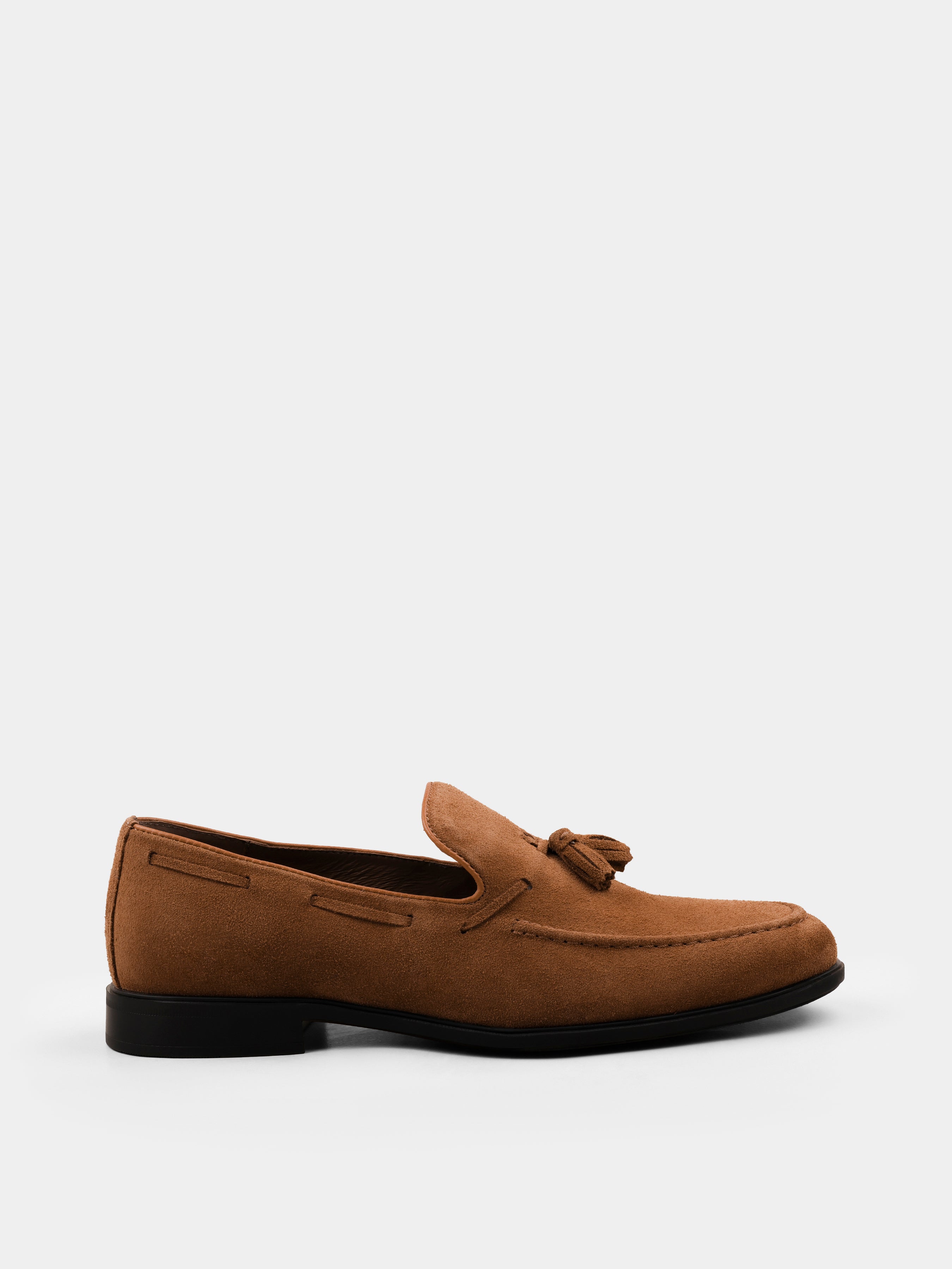 Frandi Brown Suede Loafers